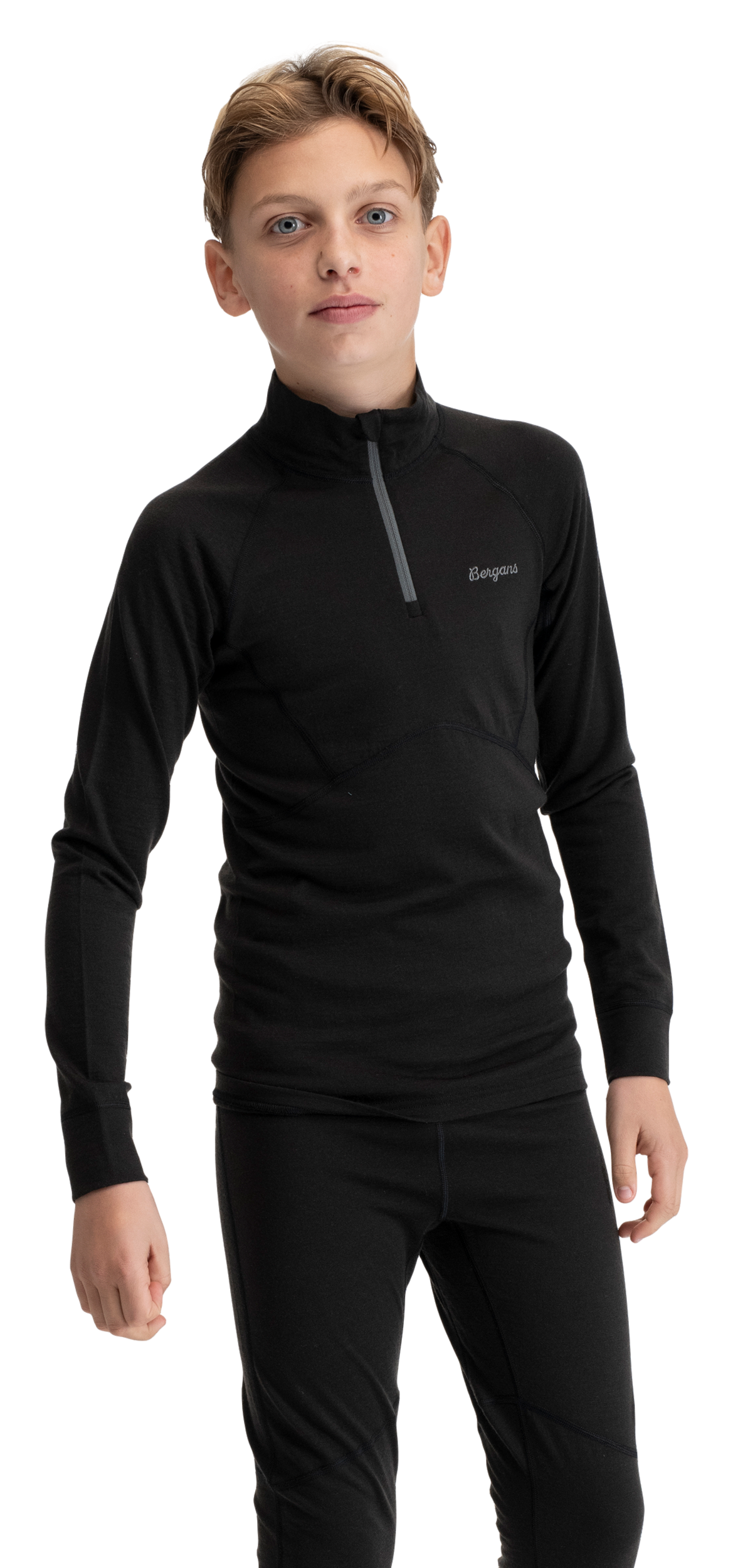Inner:Pure Merino Youth Half Zip