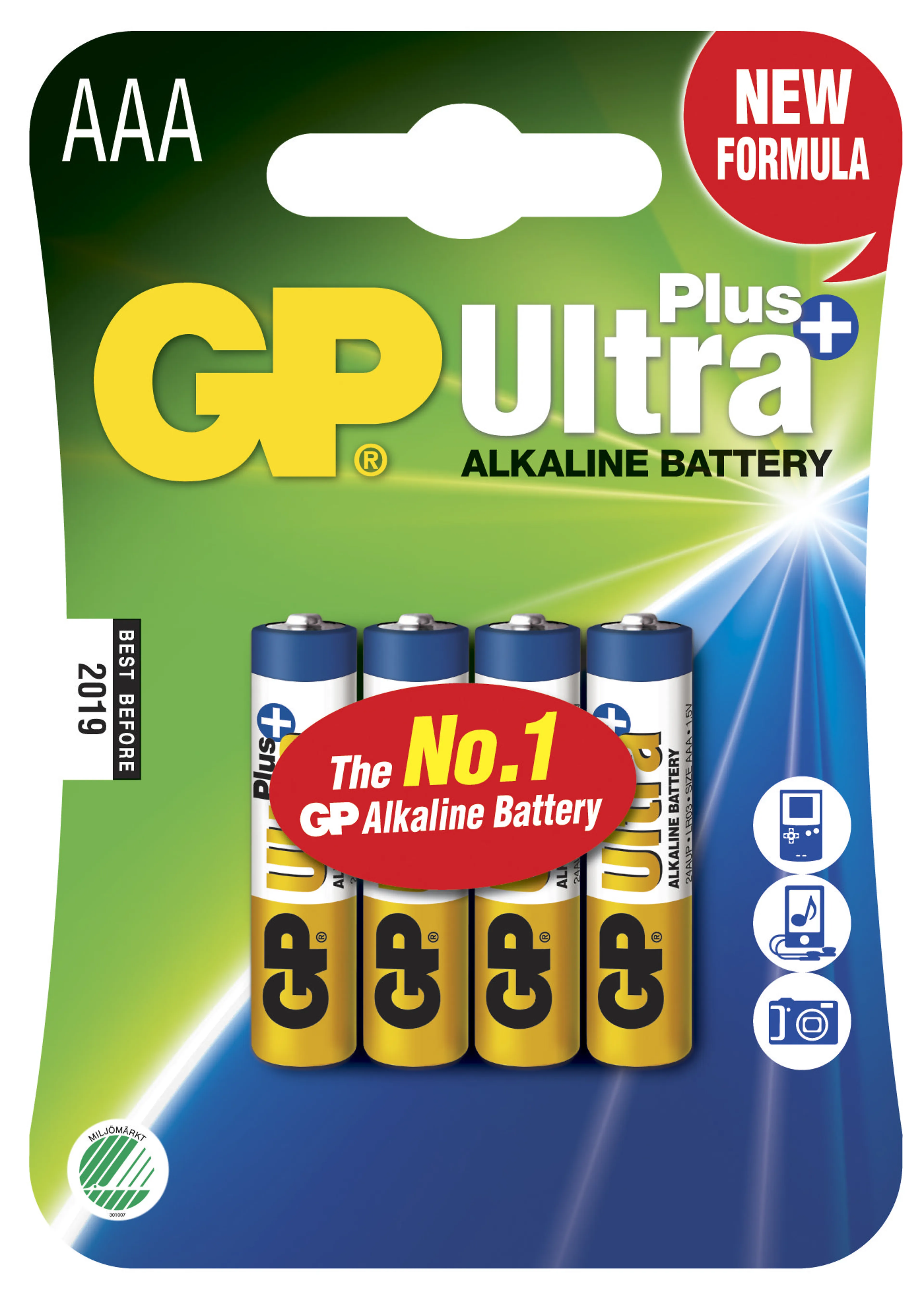 Batteri LR03 Ultra Pluss AAA 4-p