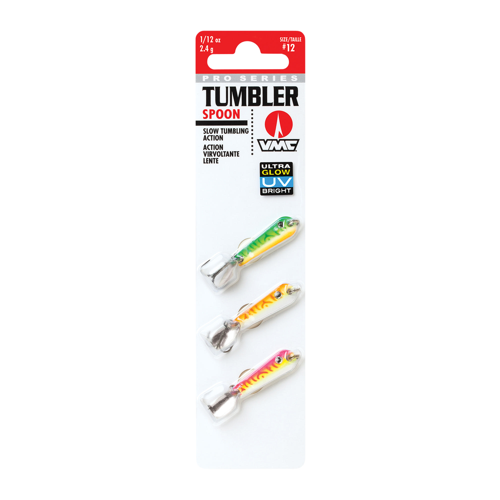 Tumbler Spoon Kit #12 2,4g Glow UV 3pk
