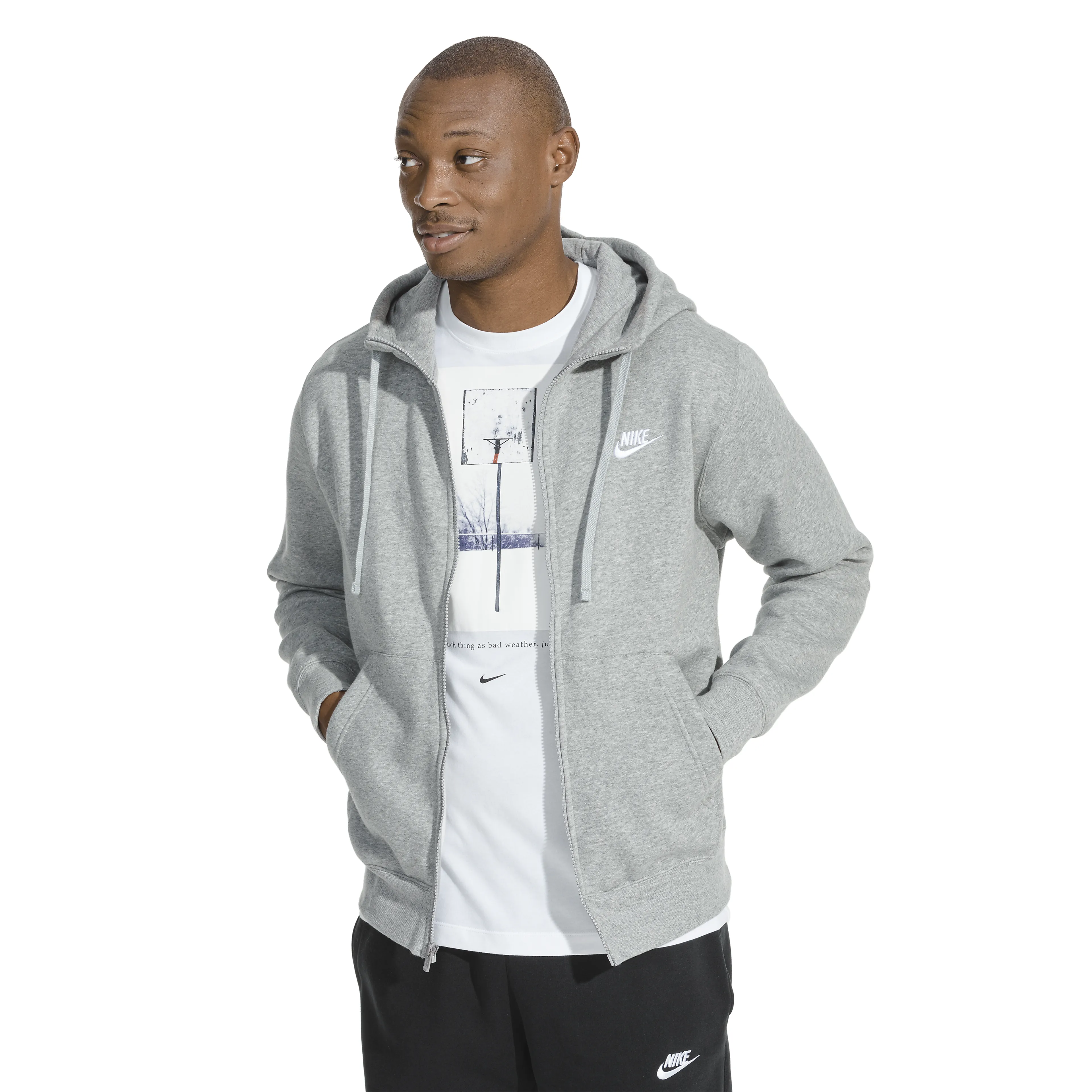 Sportswear Club Fleece hettejakke herre