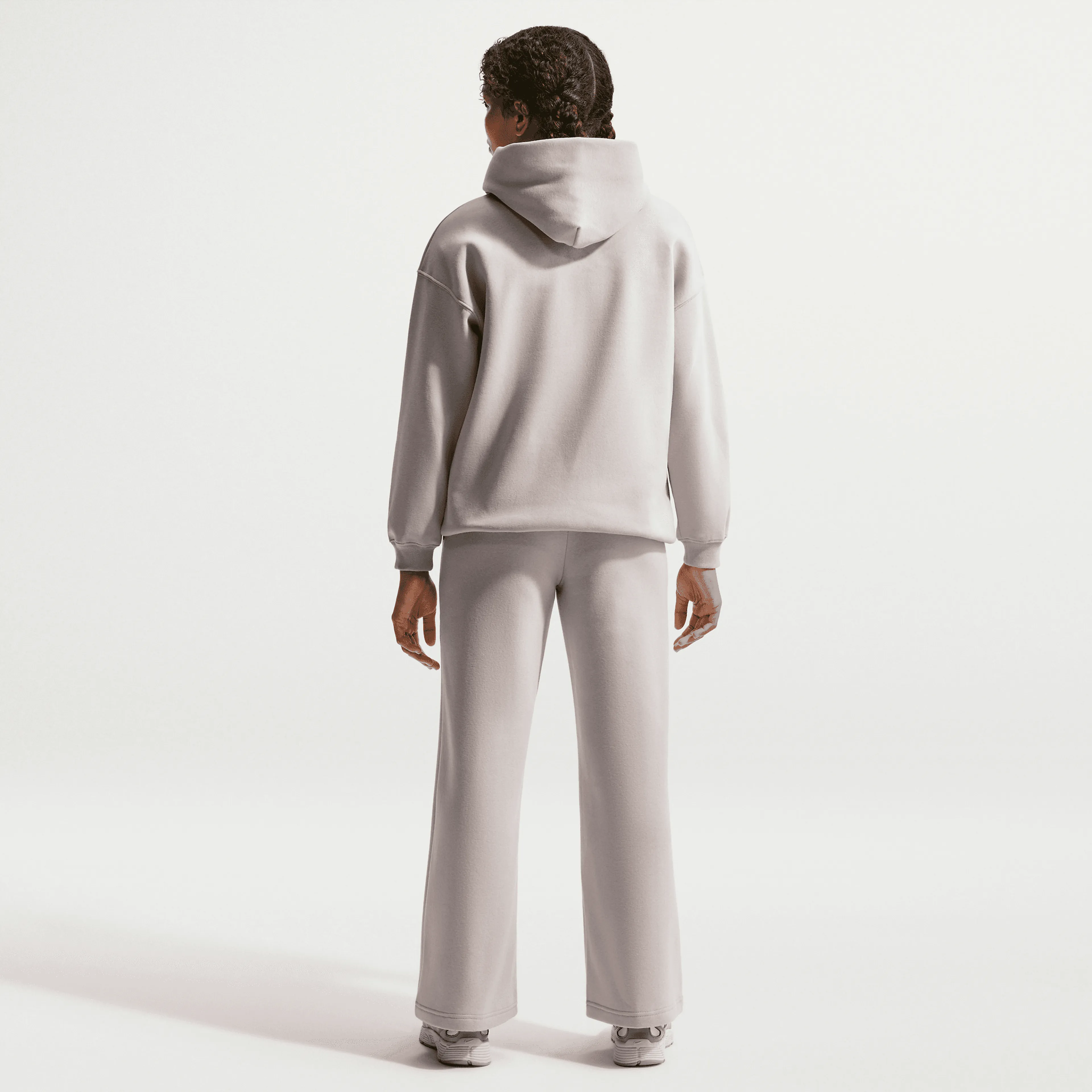 Sportswear Studio Fleece Girls' Open-Hem Pants