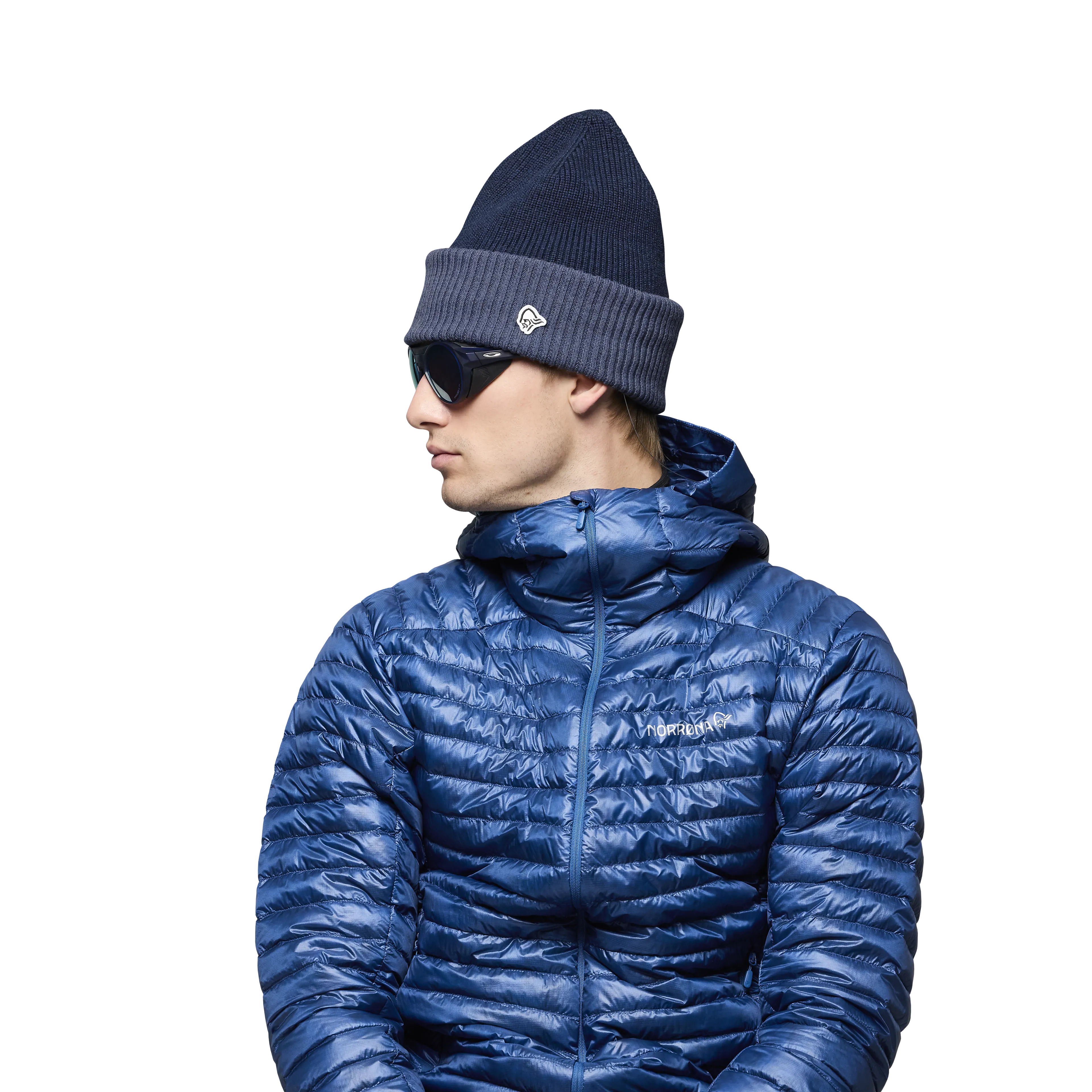 /29 heavy merinoUll contrast Beanie