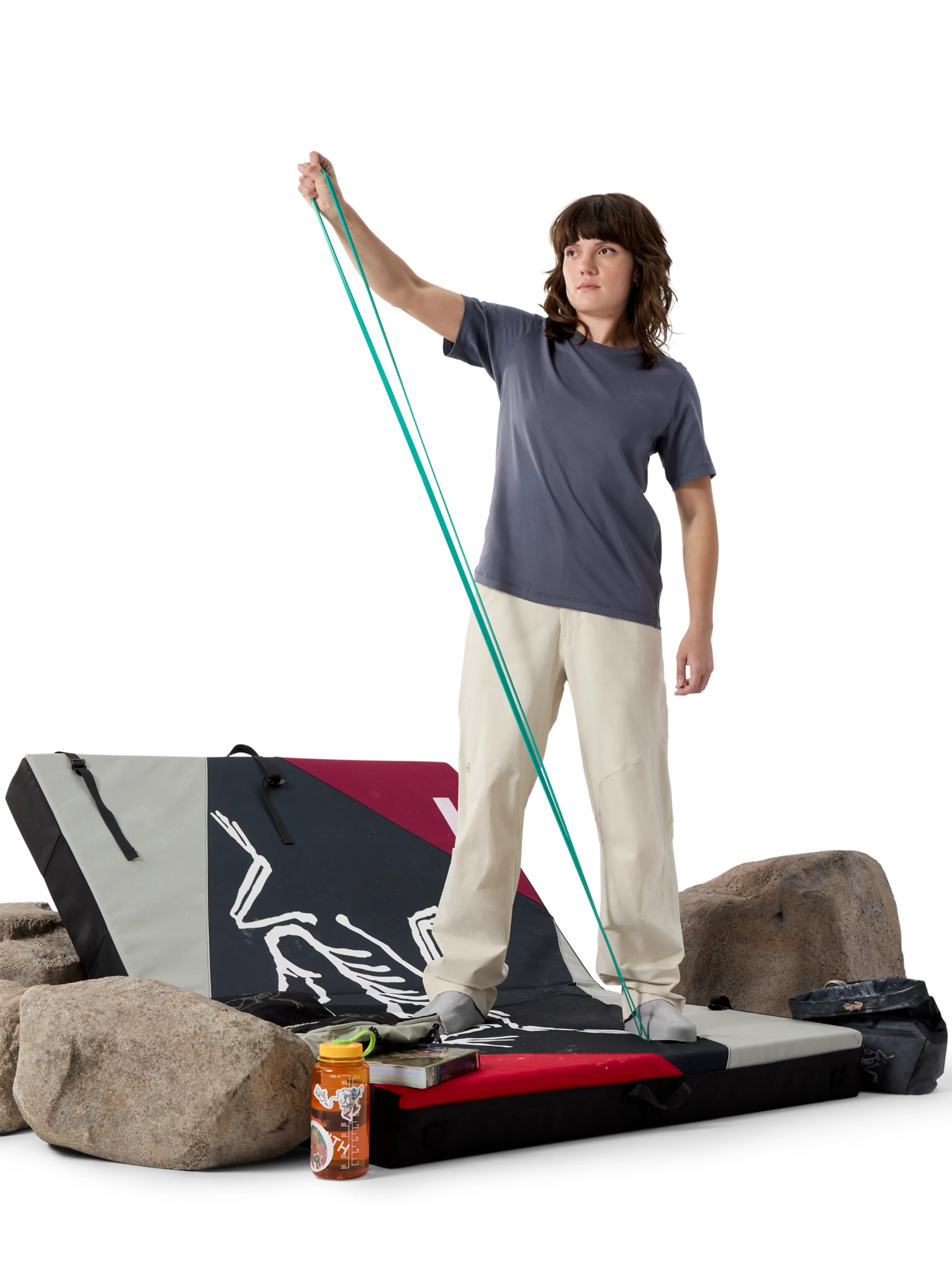 Kragg SL Cotton Emblem Crew SS W