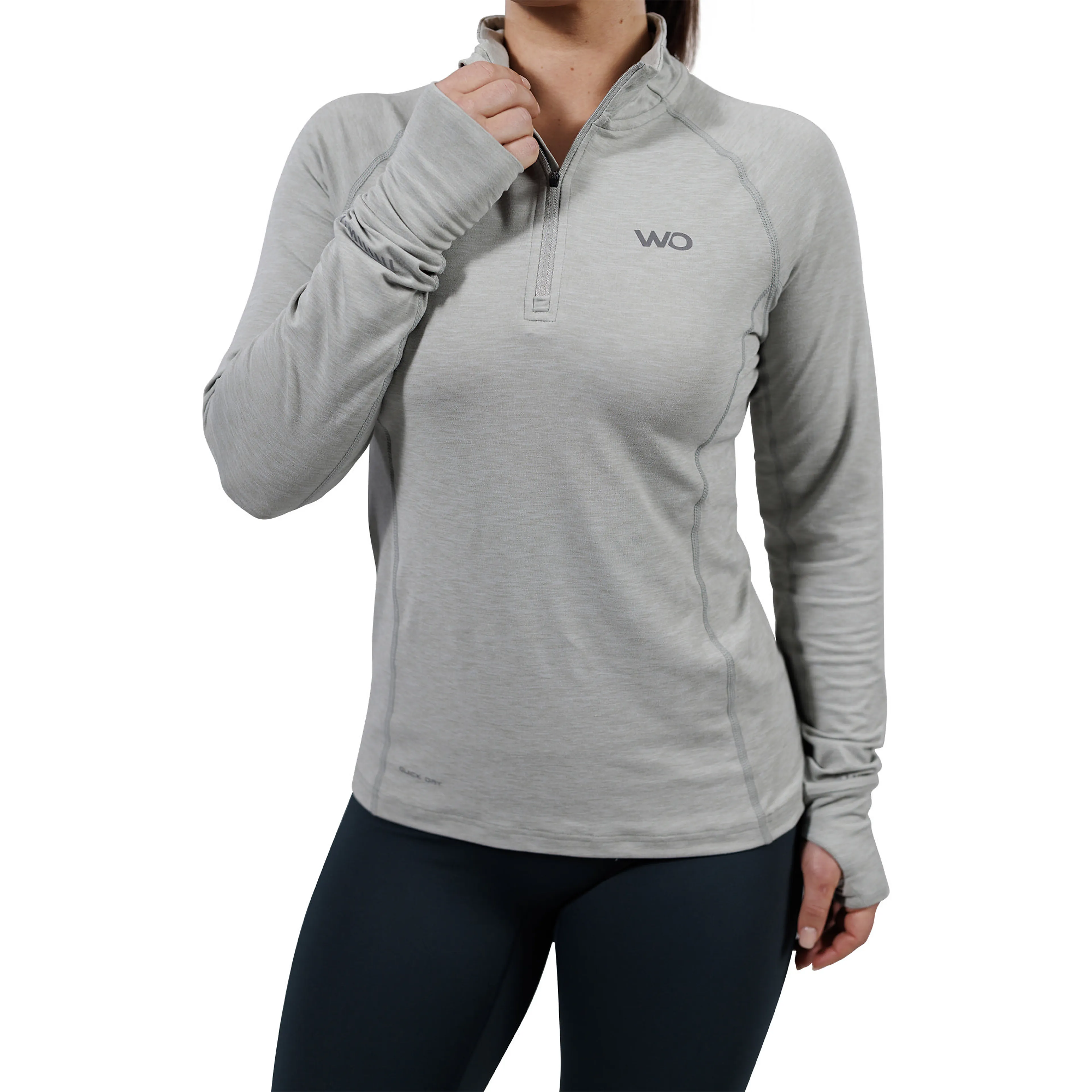 Wolling Melange Performance Midlayer Dame