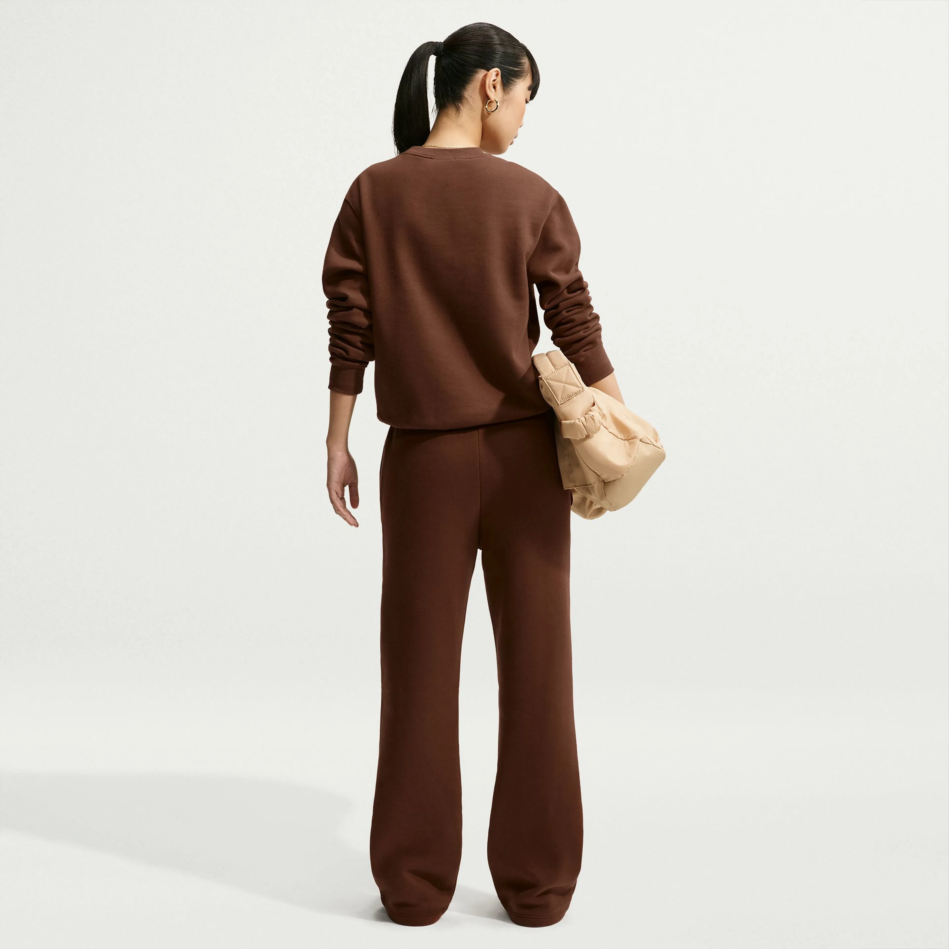  Studio Fleece Medium Weight Women's Mid-Rise Open-Hem Pants
