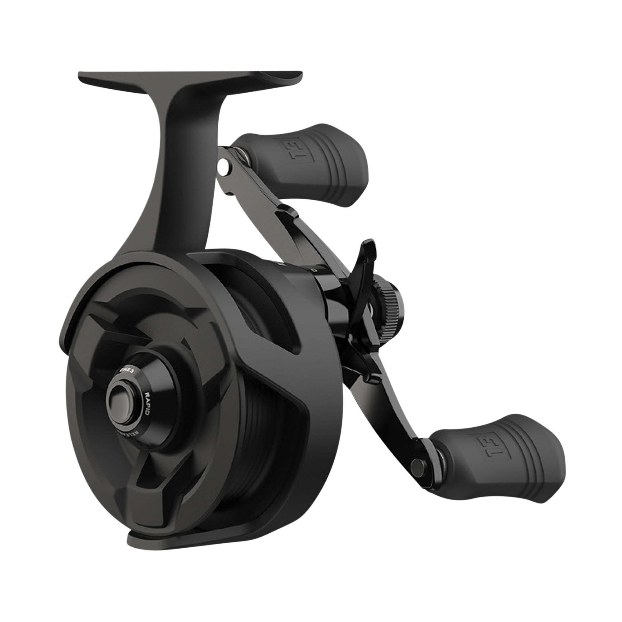 Descent - Inline Ice Fishing Reel - 2.7:1 Gear Ratio - Left Hand Retrieve (Gen 2)