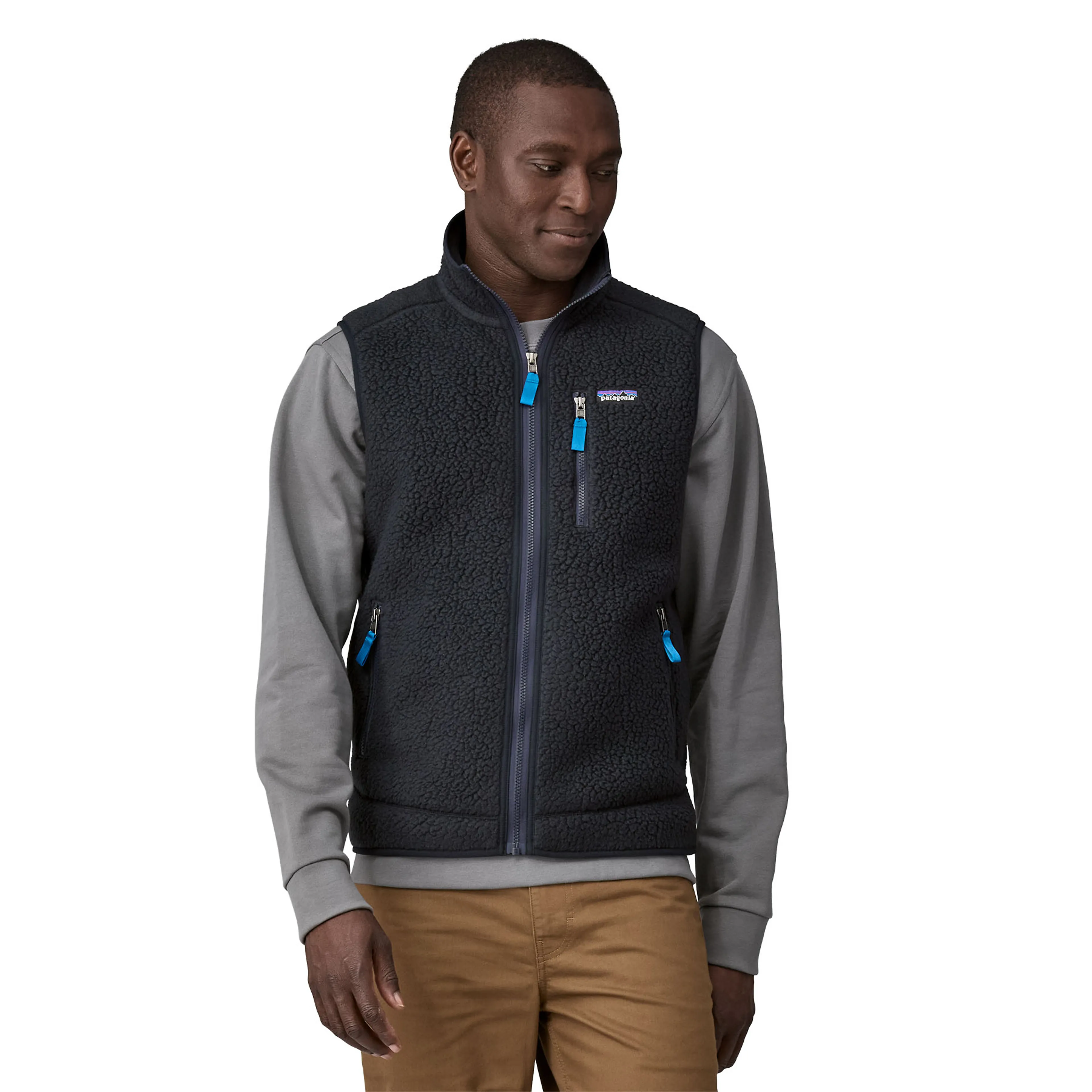 Retro Fleece Vest Herre