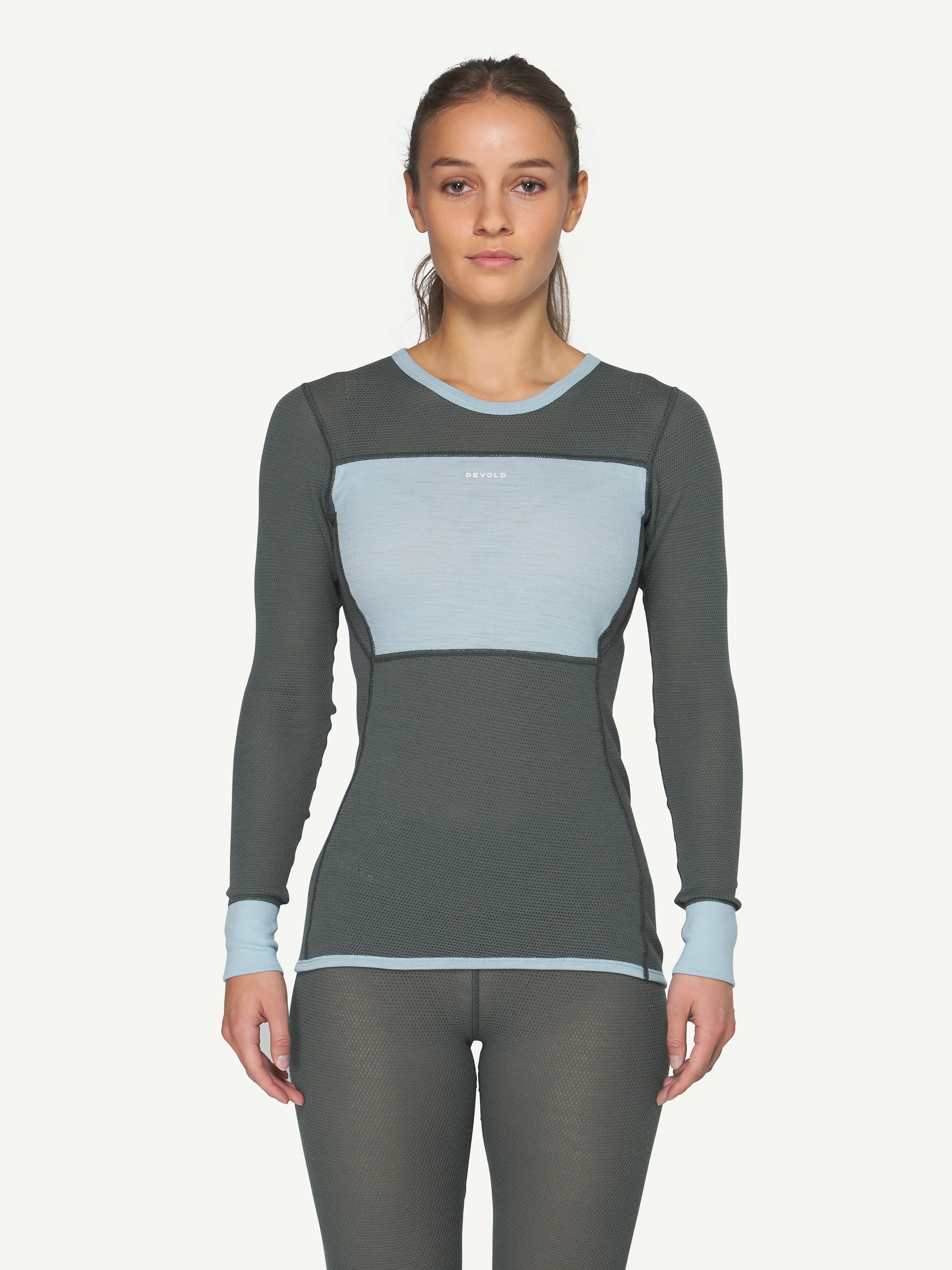 WOOL MESH WOMAN SHIRT