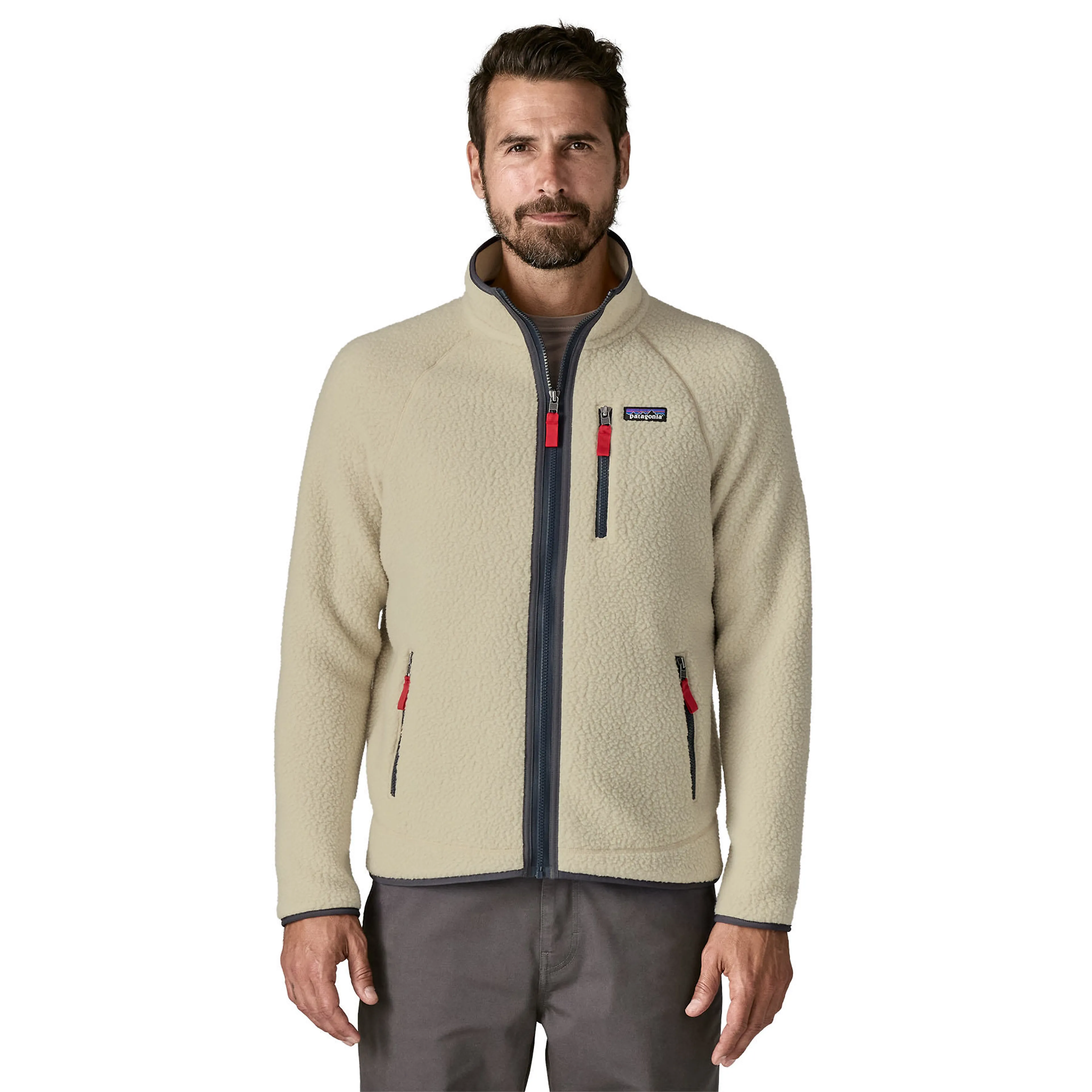 Retro Fleece Jakke herre