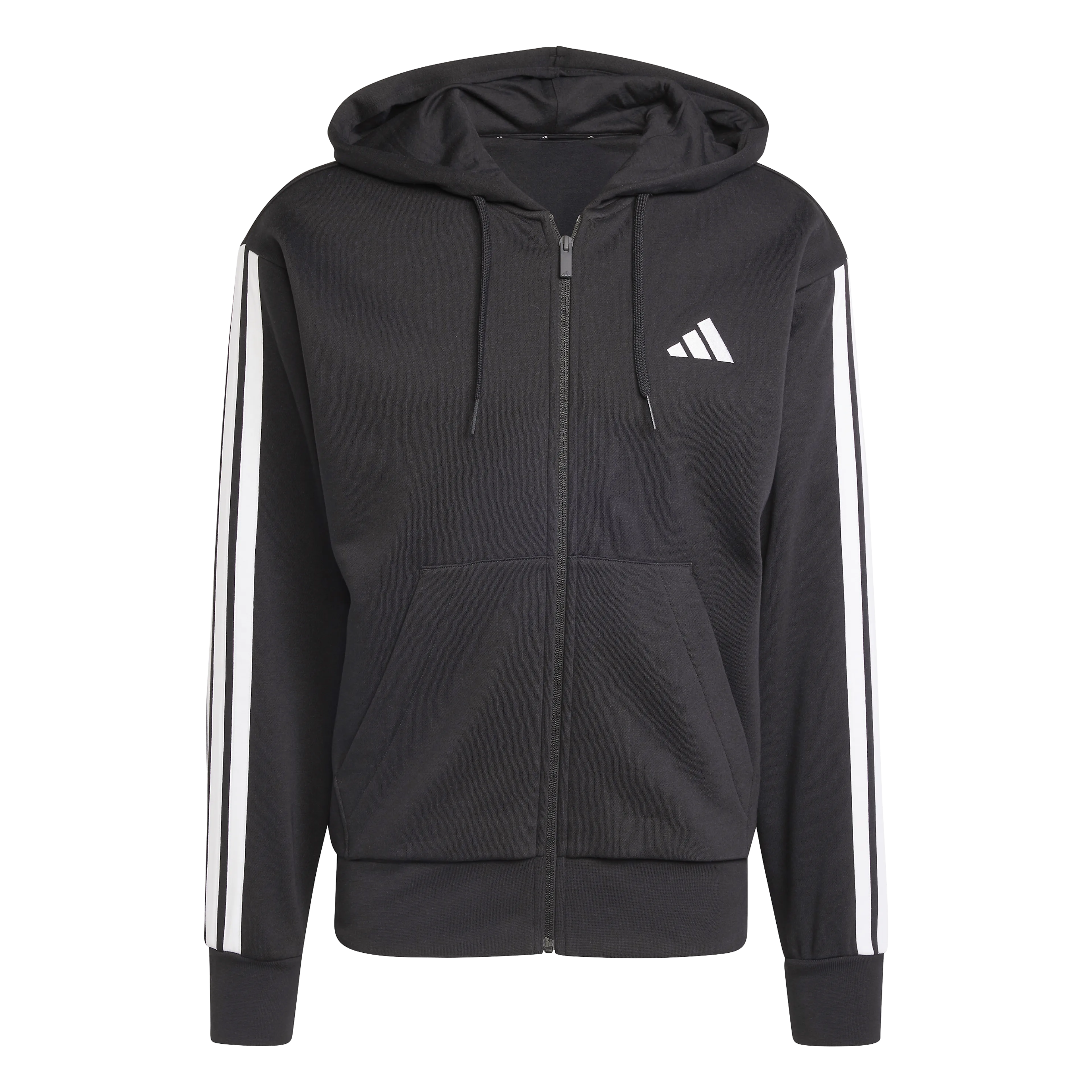 Essentials 3-Stripes hettejakke i fleece