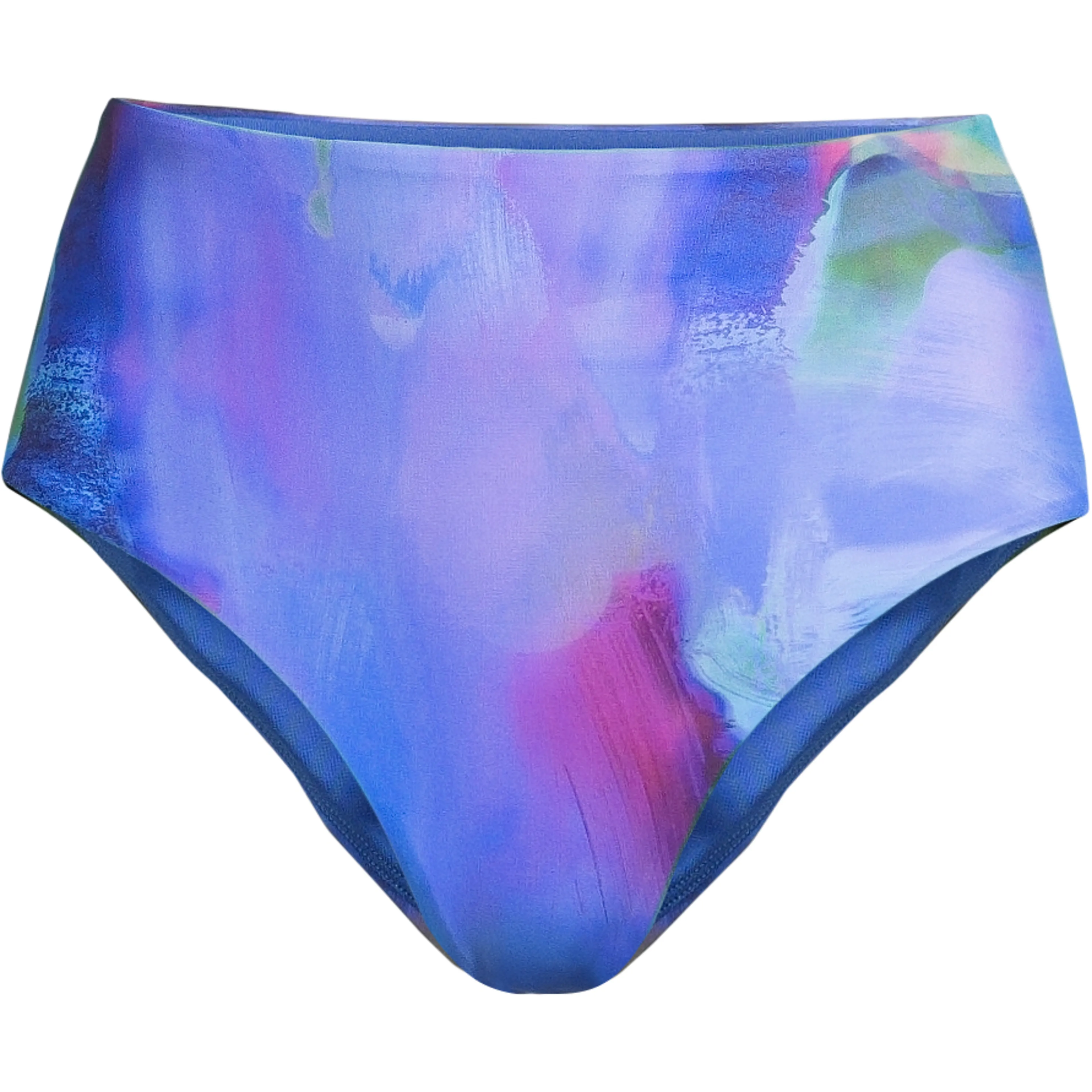 High Waist Printed Bikini Bottom bikinitruse dame
