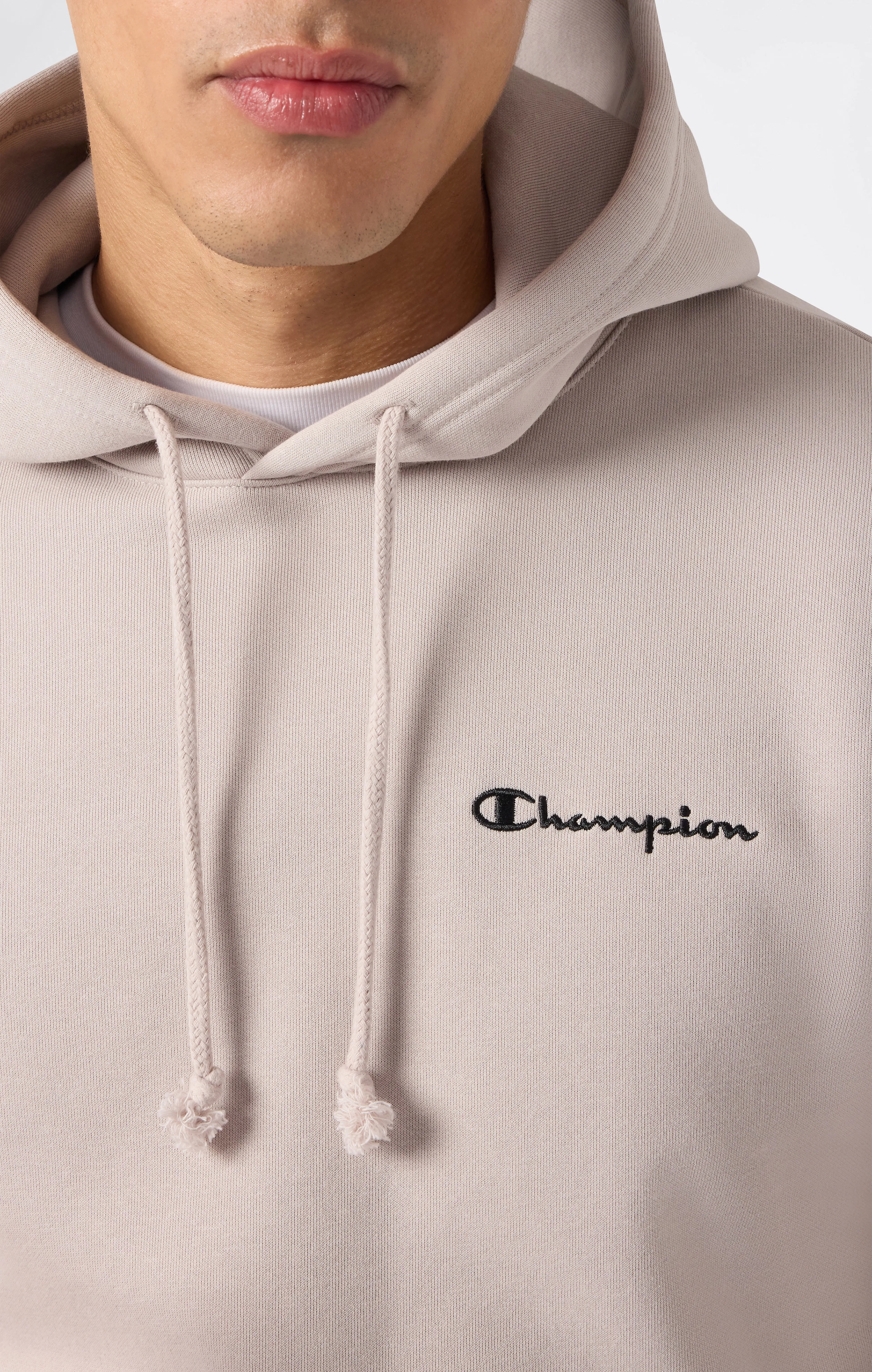 Hooded Sweatshirt small contrast logo mens