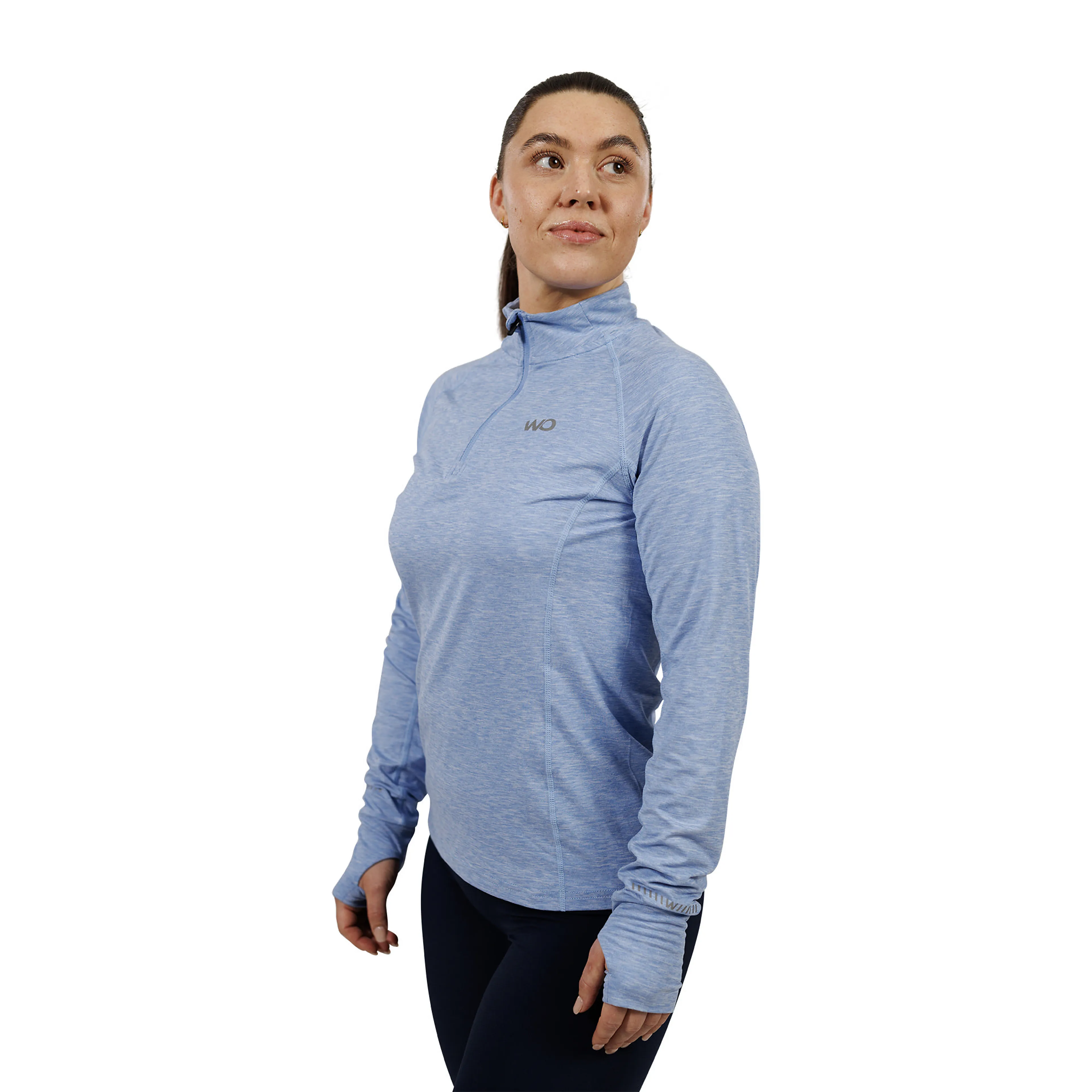 Wolling Melange Performance Midlayer Dame