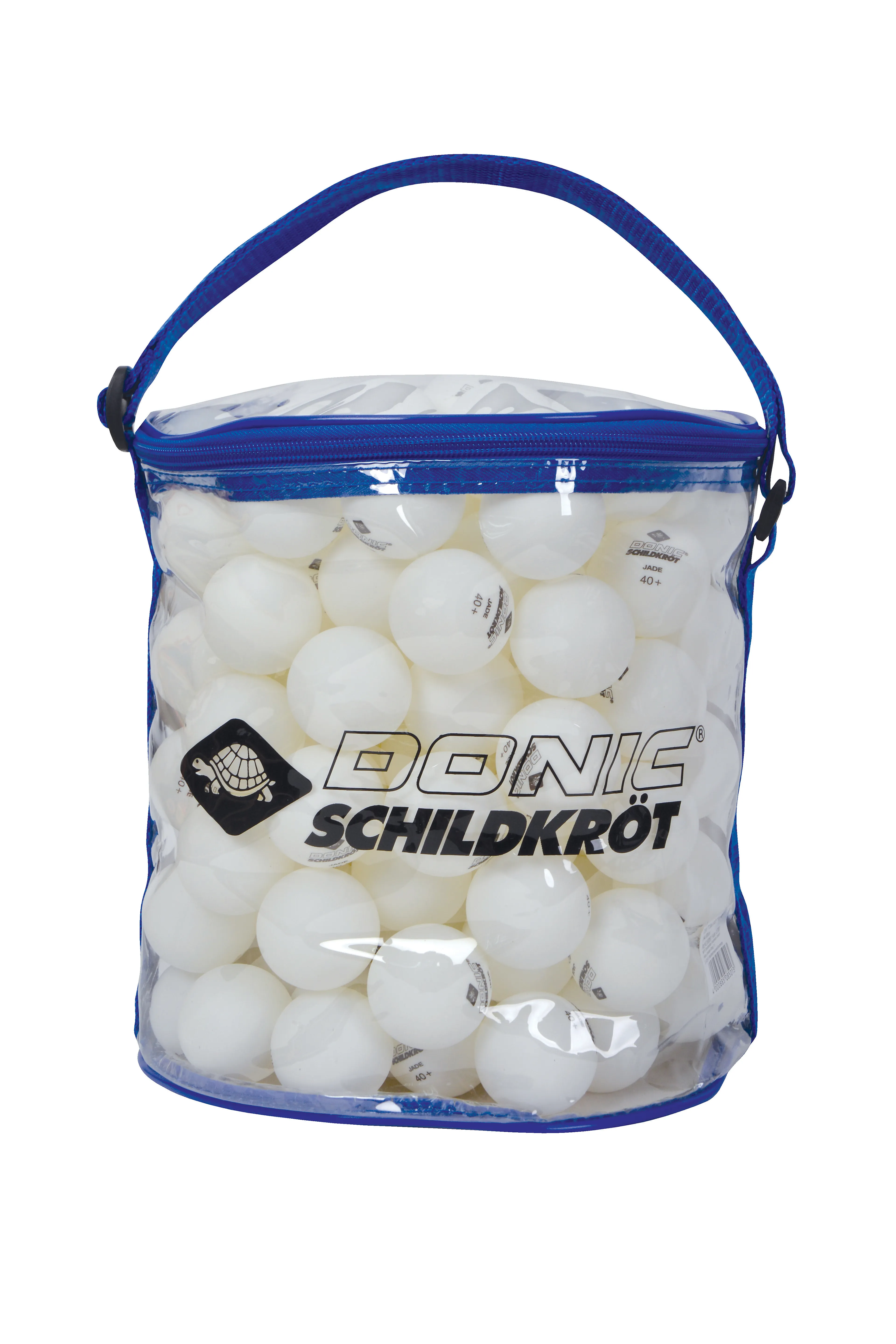 Bordtennisball 144 stk, i oppbevaringveske. Hvit 40+