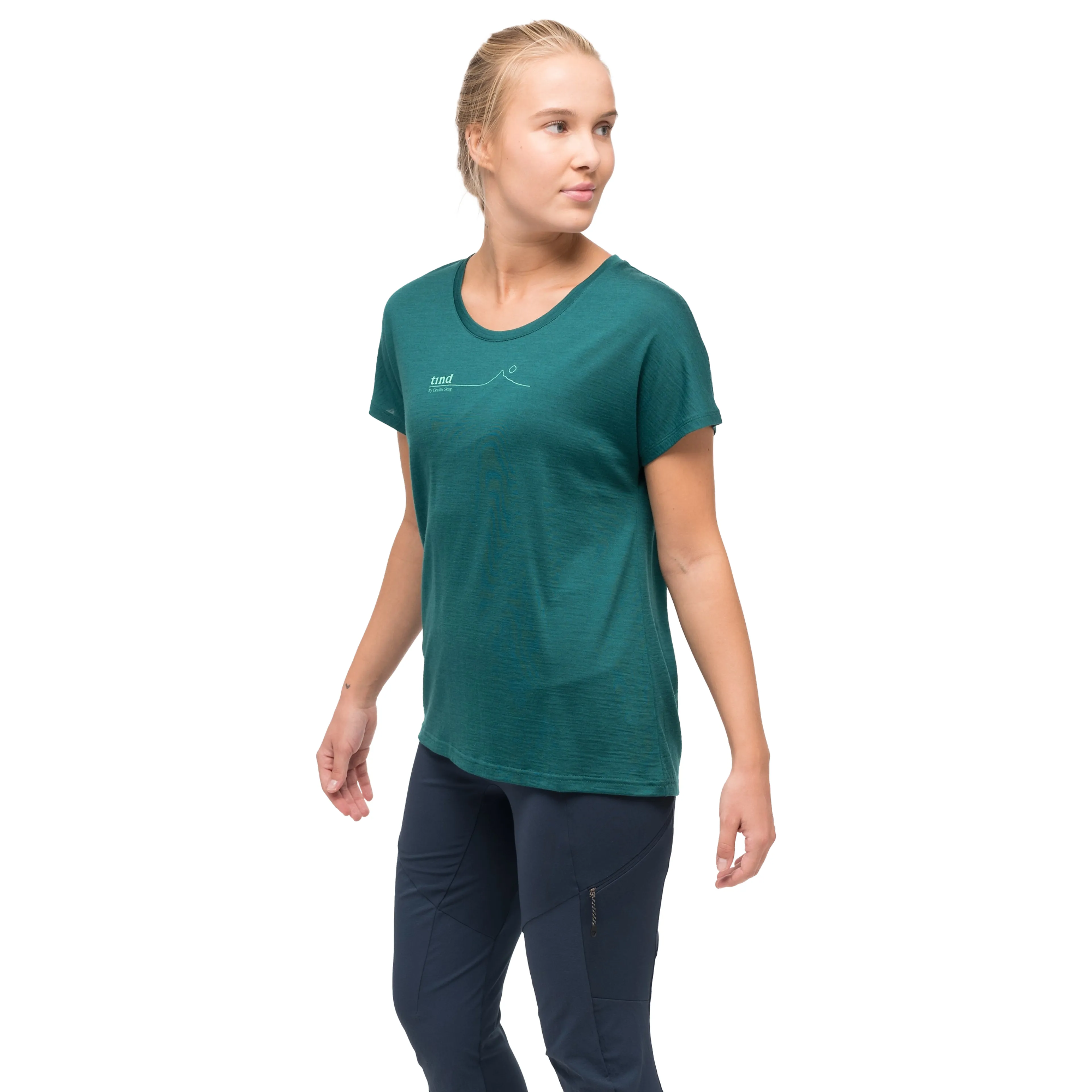 Tind Crux Merino t-skjorte dame
