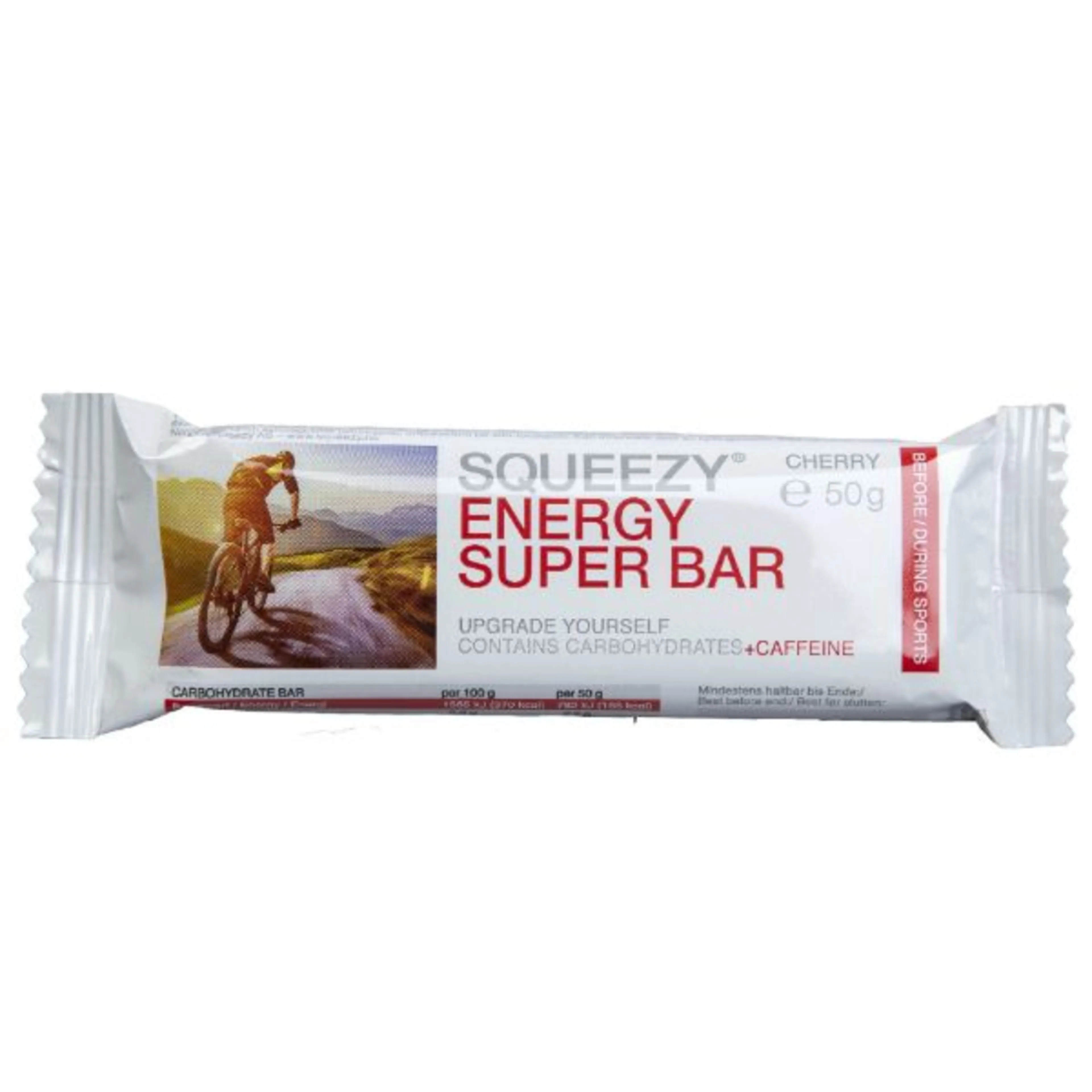 Squeezy Energy Super Bar Caffeine Cherry