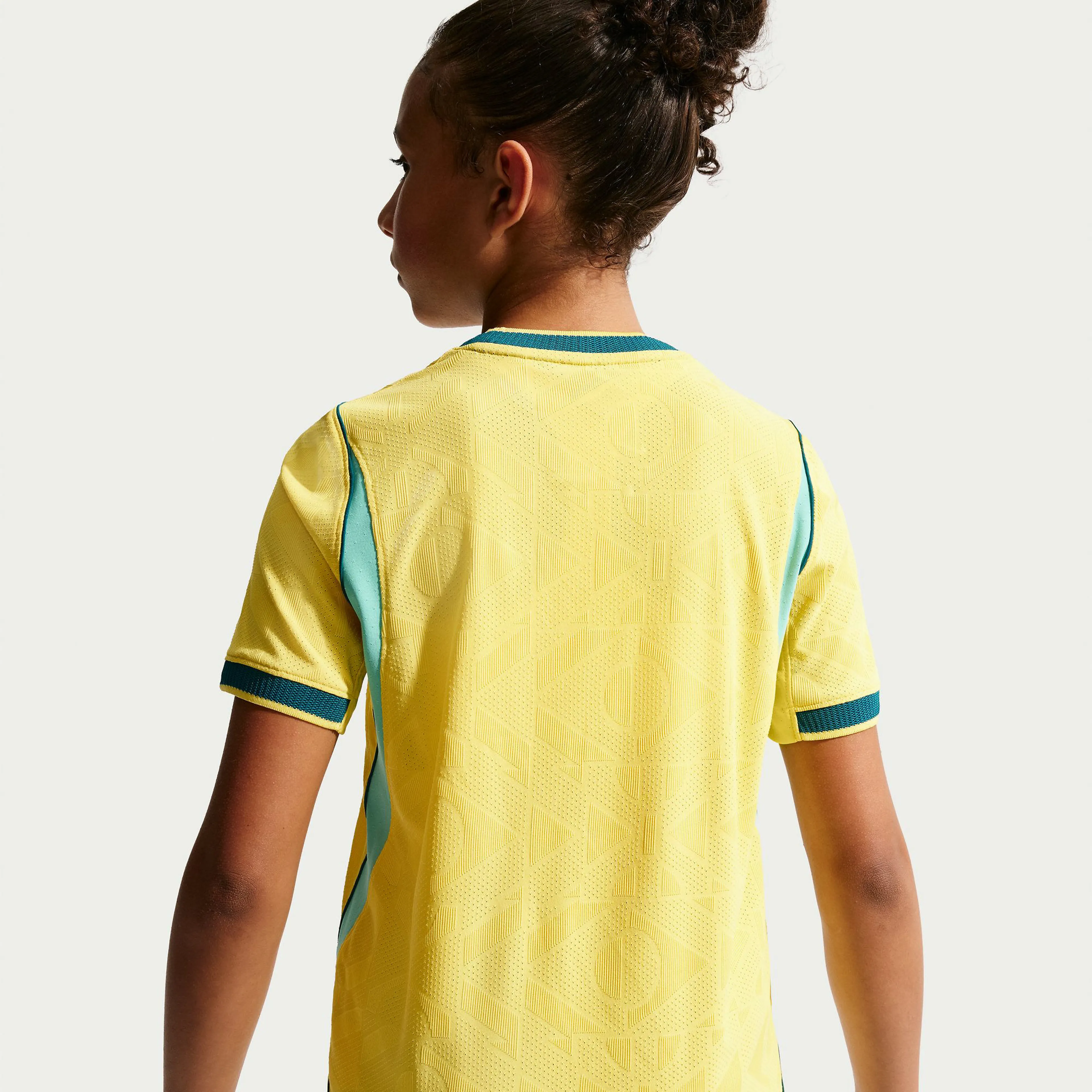 Brazil National Team 2026 Match Home Big Kids' Nike Aero-FIT Fotballtrøye