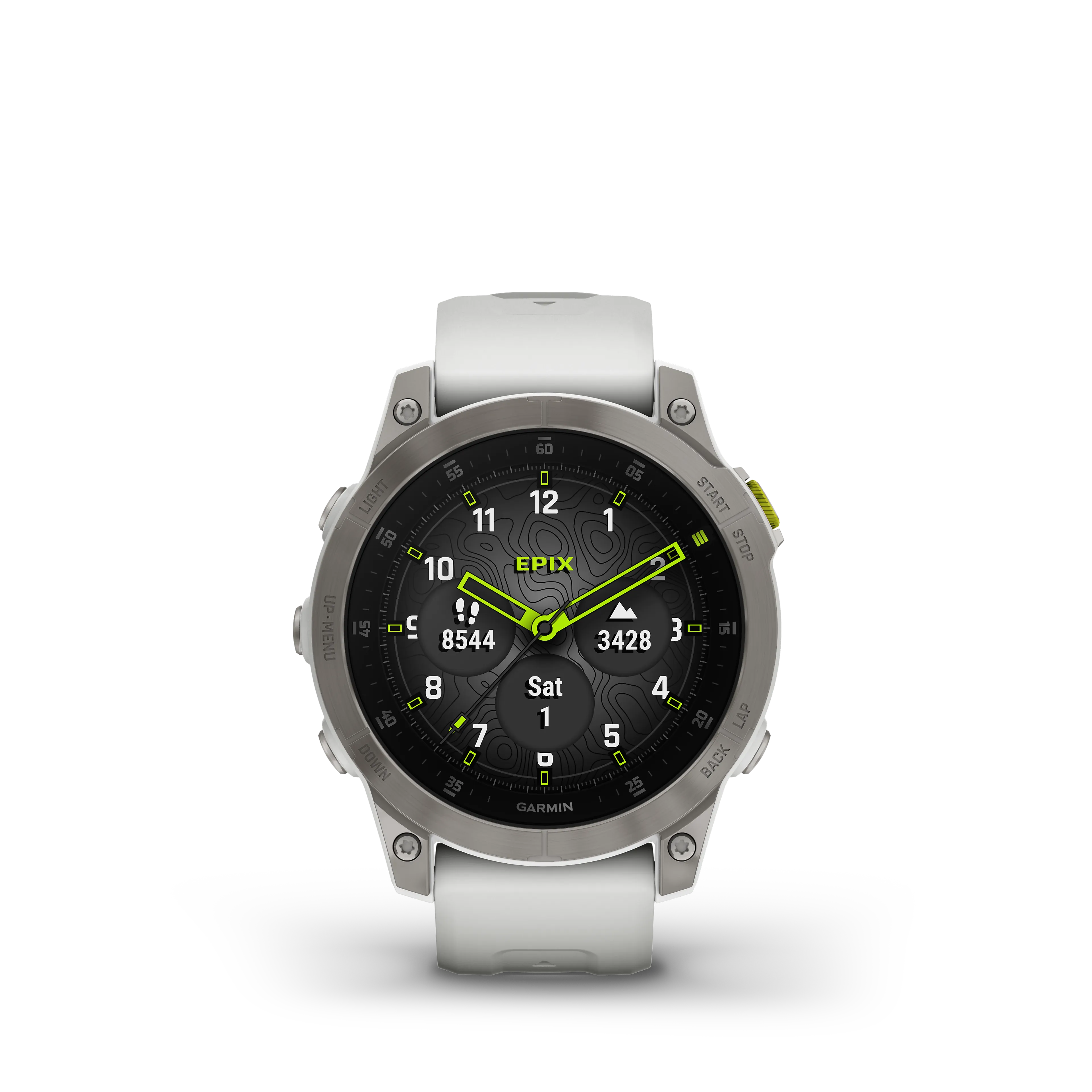 epix Sapphire White – AMOLED Smartwatch