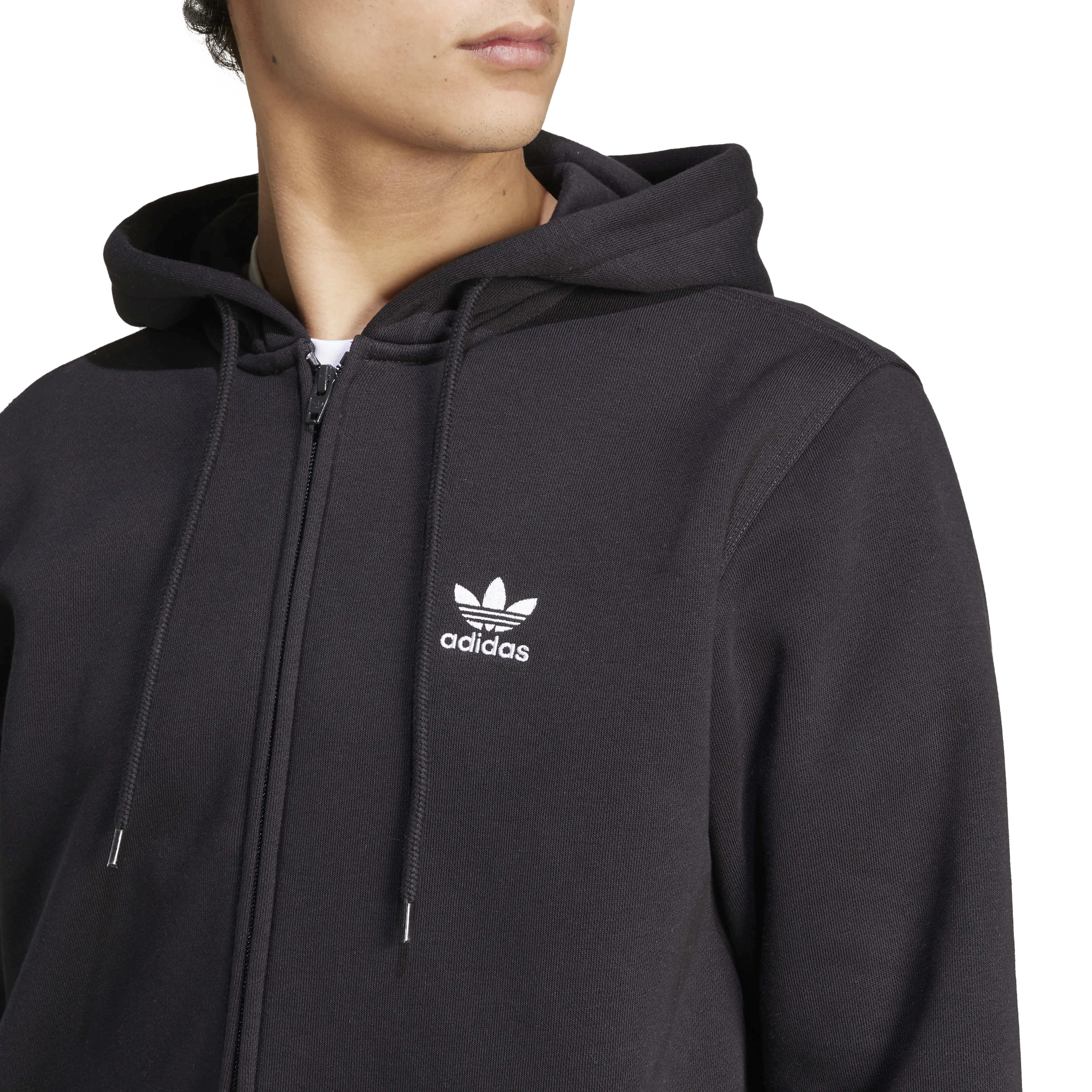 Trefoil Essentials Full-Zip Hoodie