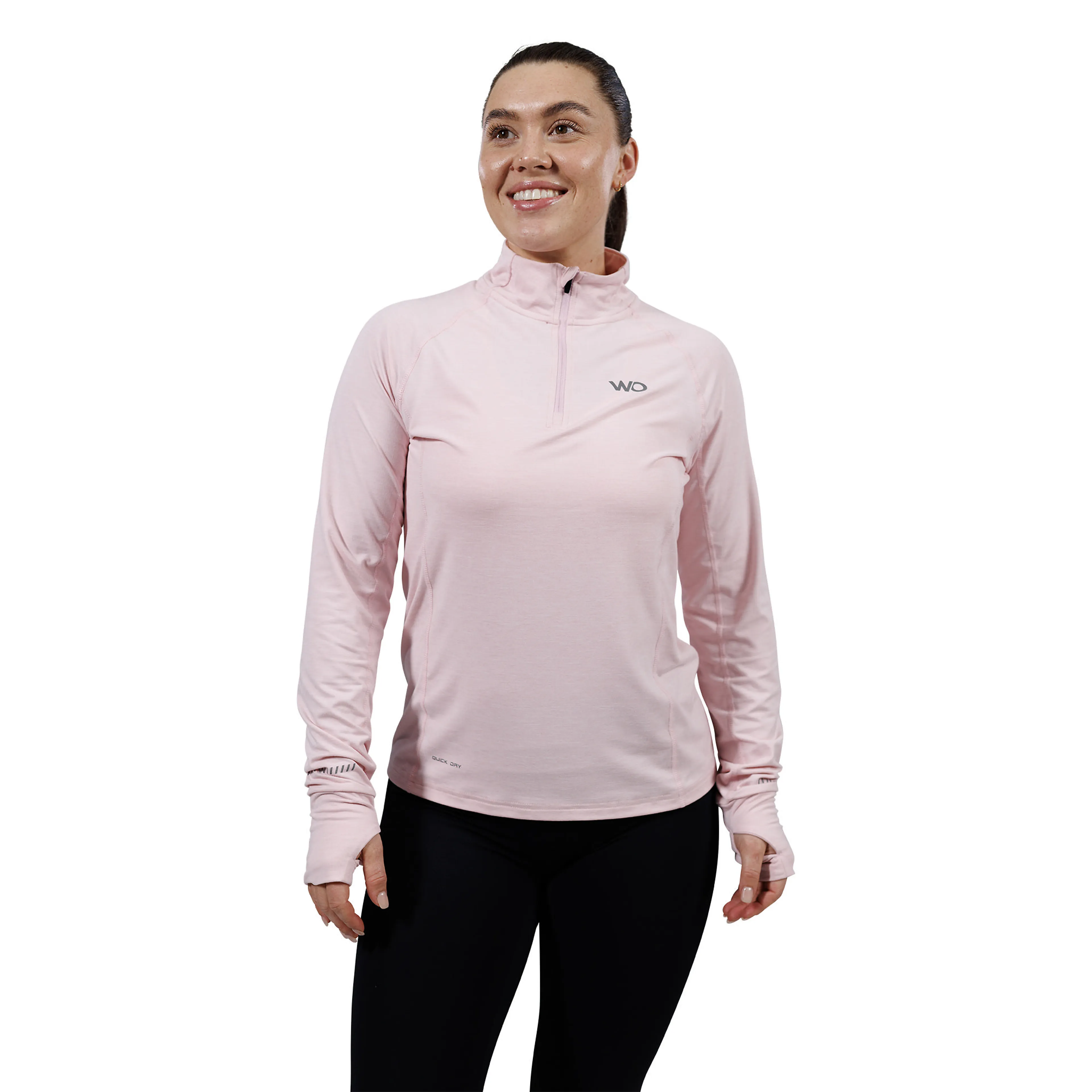 Wolling Melange Performance Midlayer Dame