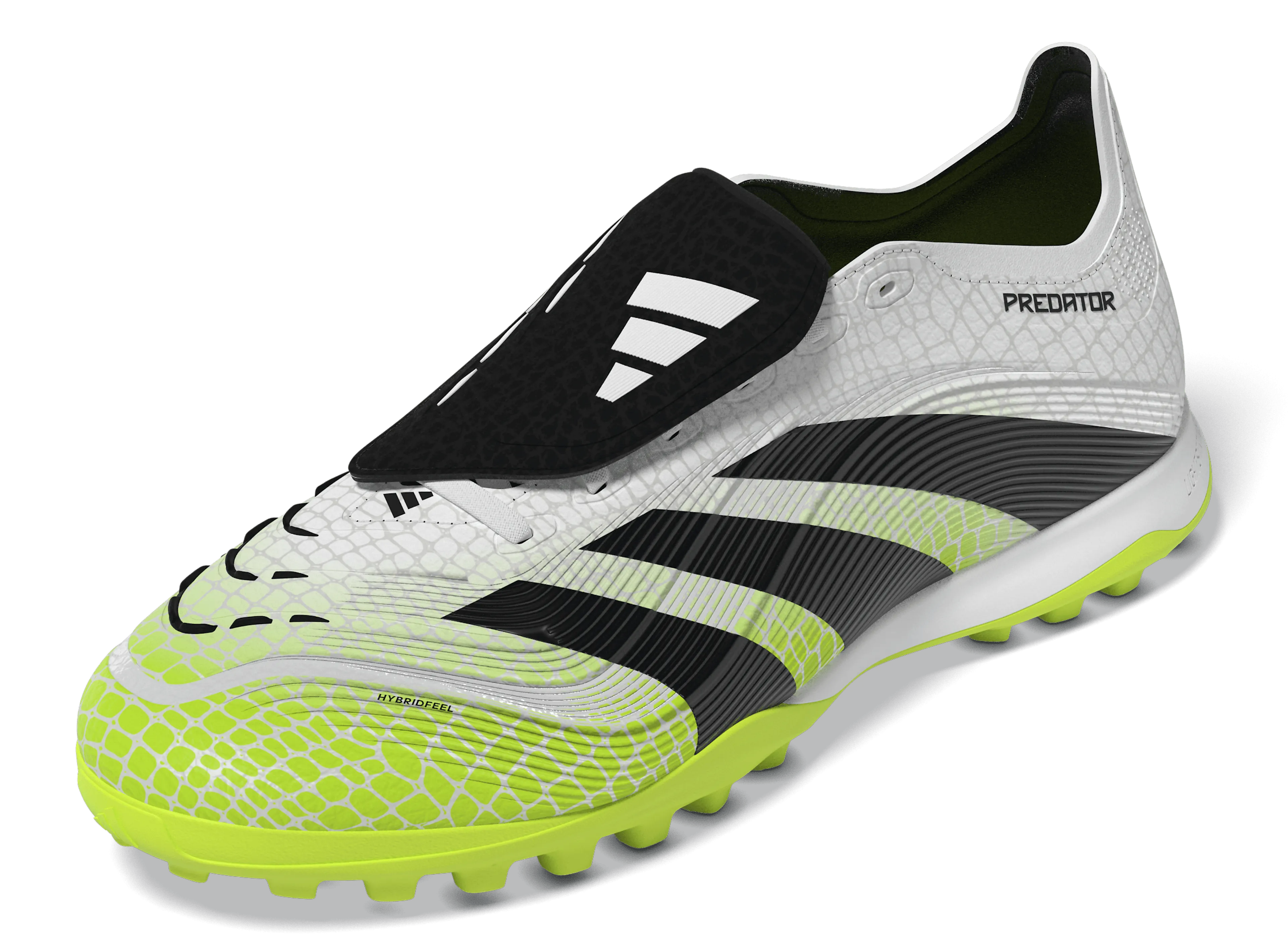 Predator League Fold-Over Tongue Turf Fotballsko Grus/Kunstgress