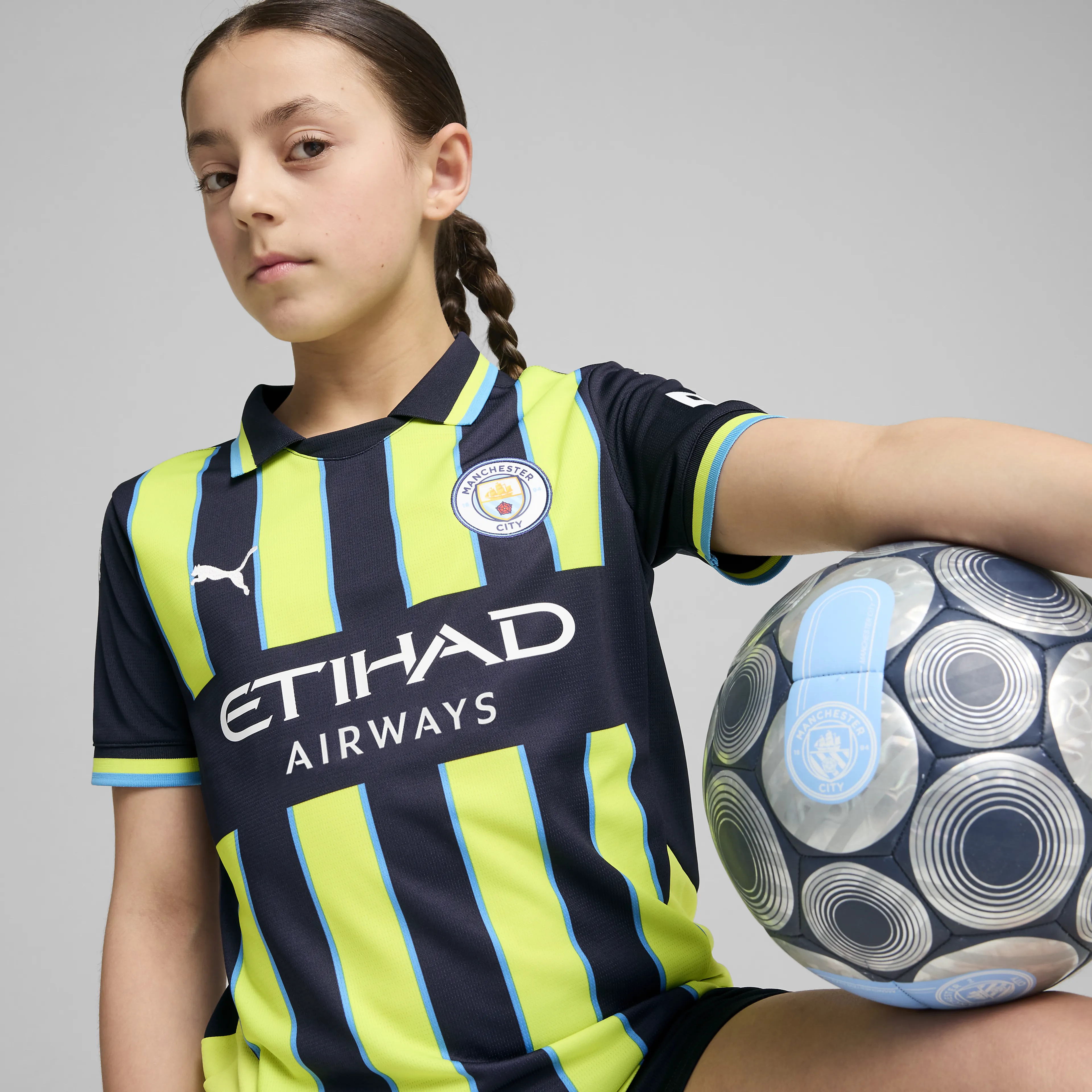 MCFC Away Jersey Replica Jr