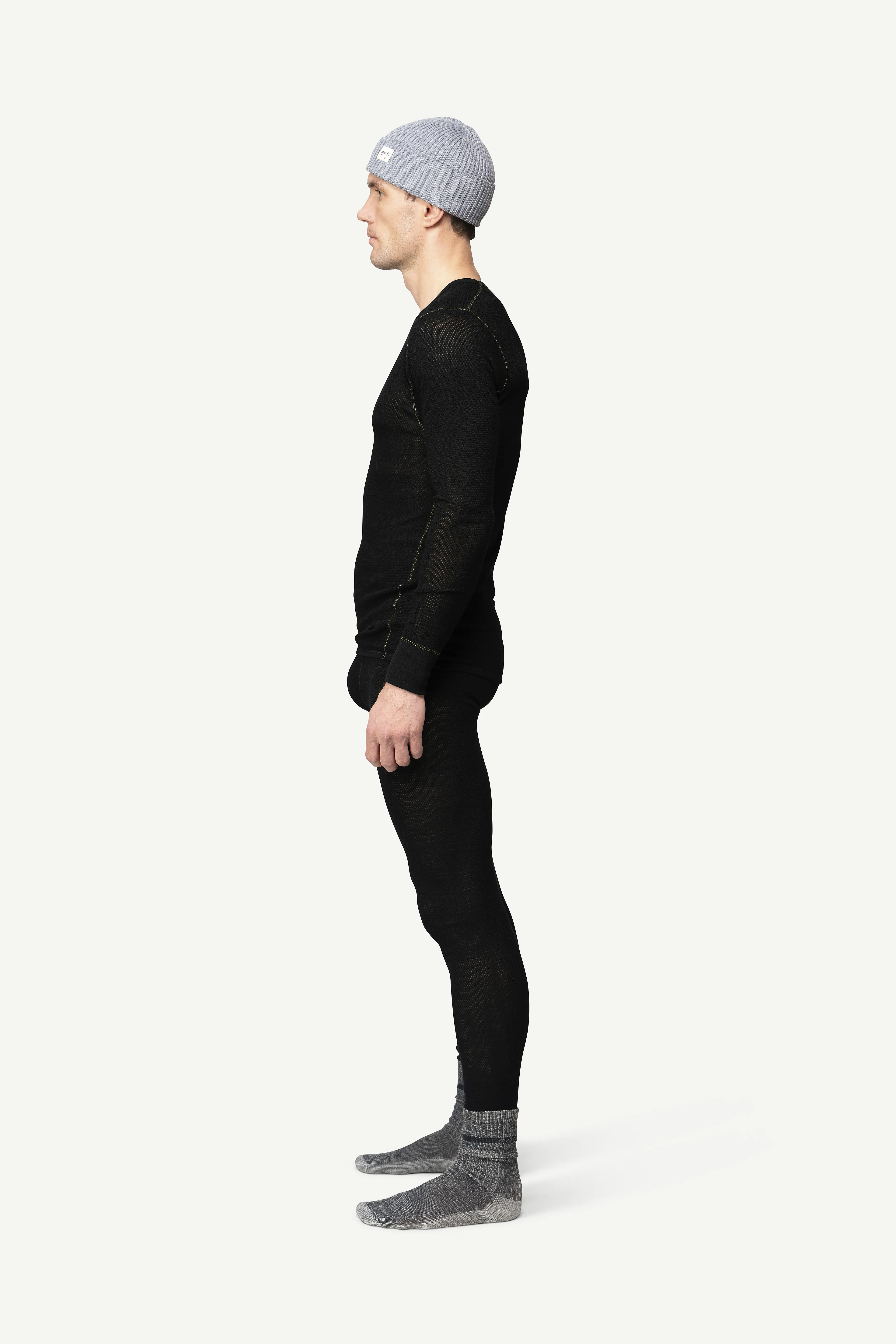 Wool Mesh ulltrøye herre