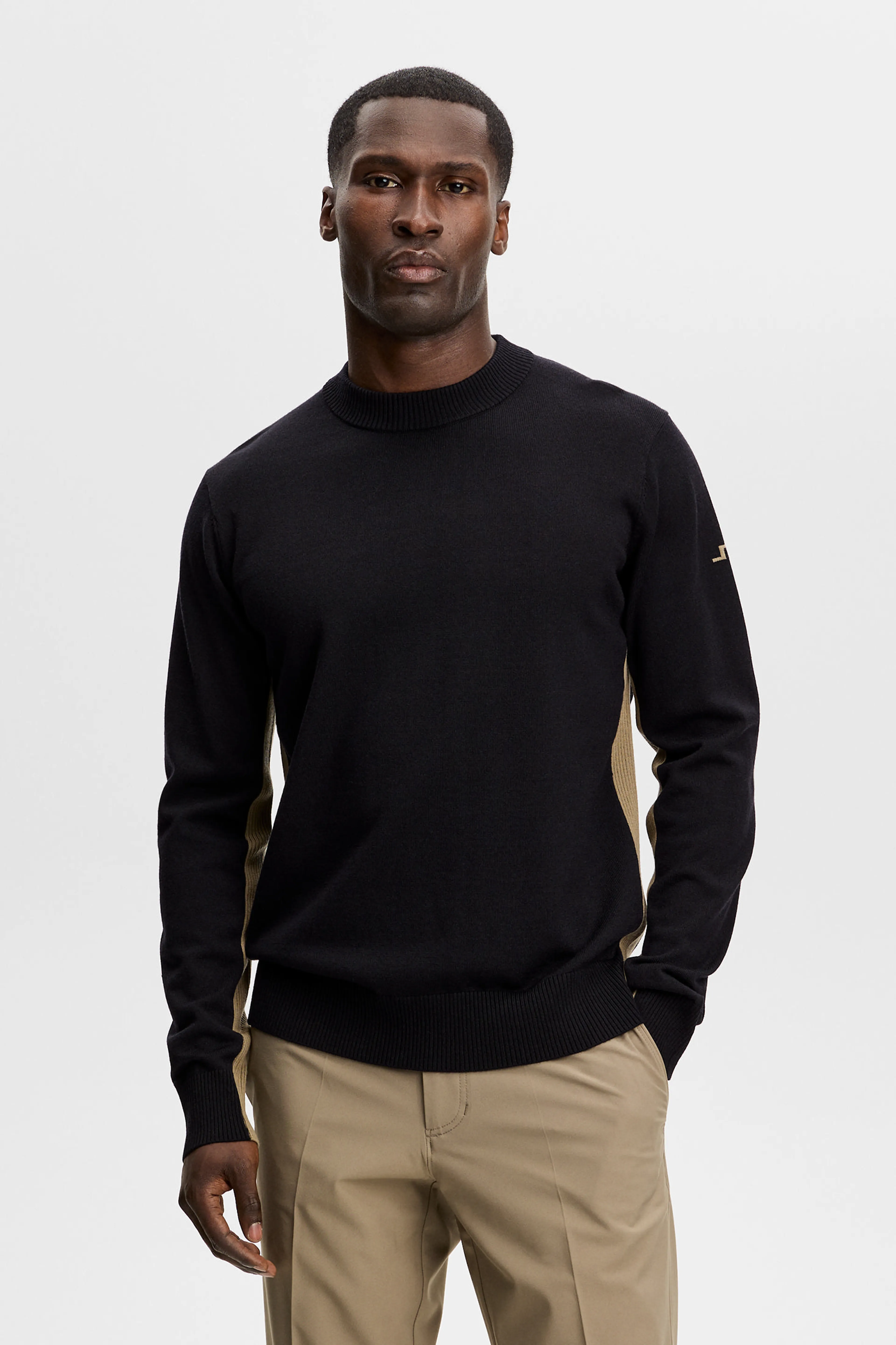 Chester Side Stripe Knit Crew