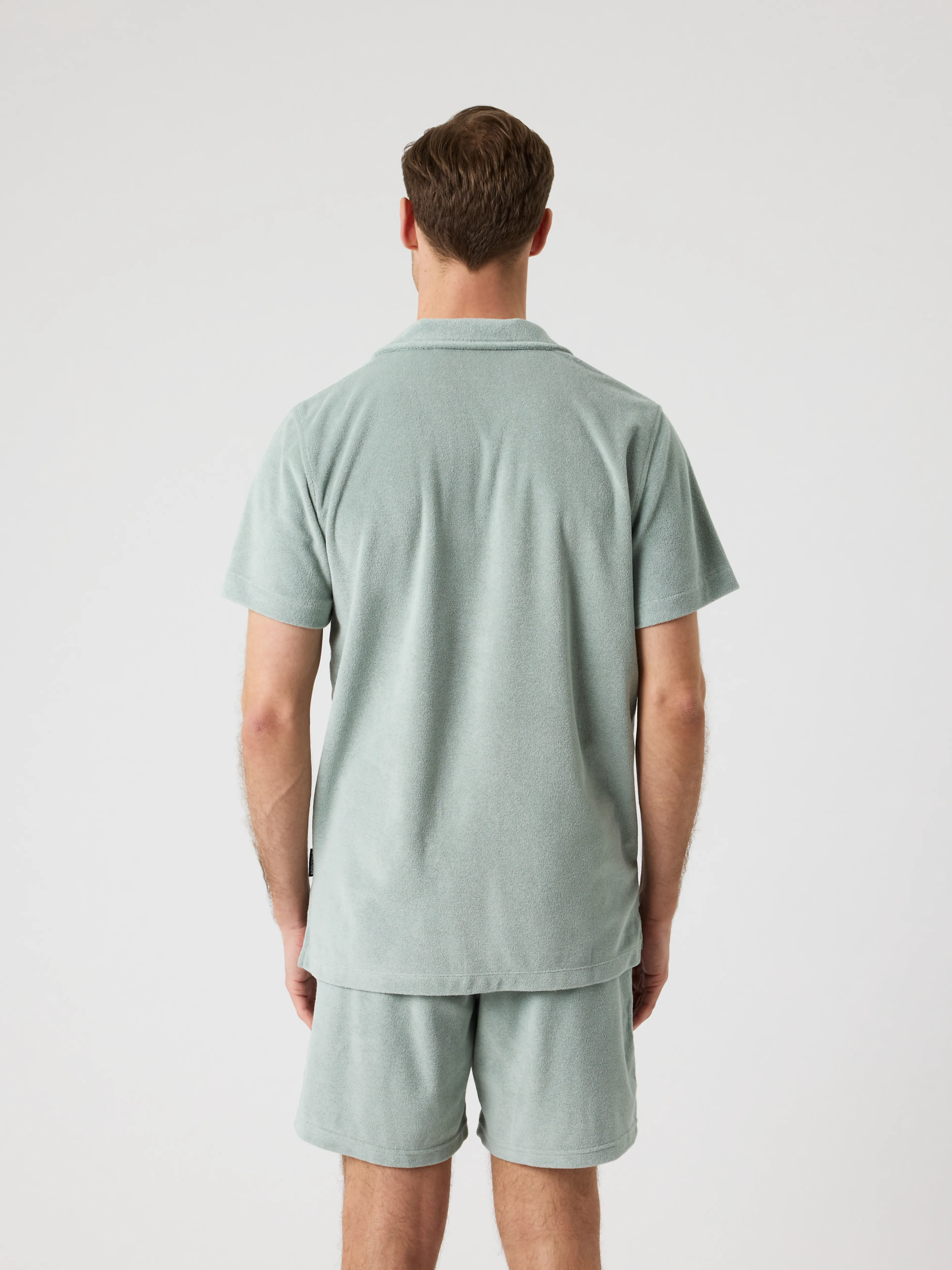 BORG TOWELING POOL SHIRT