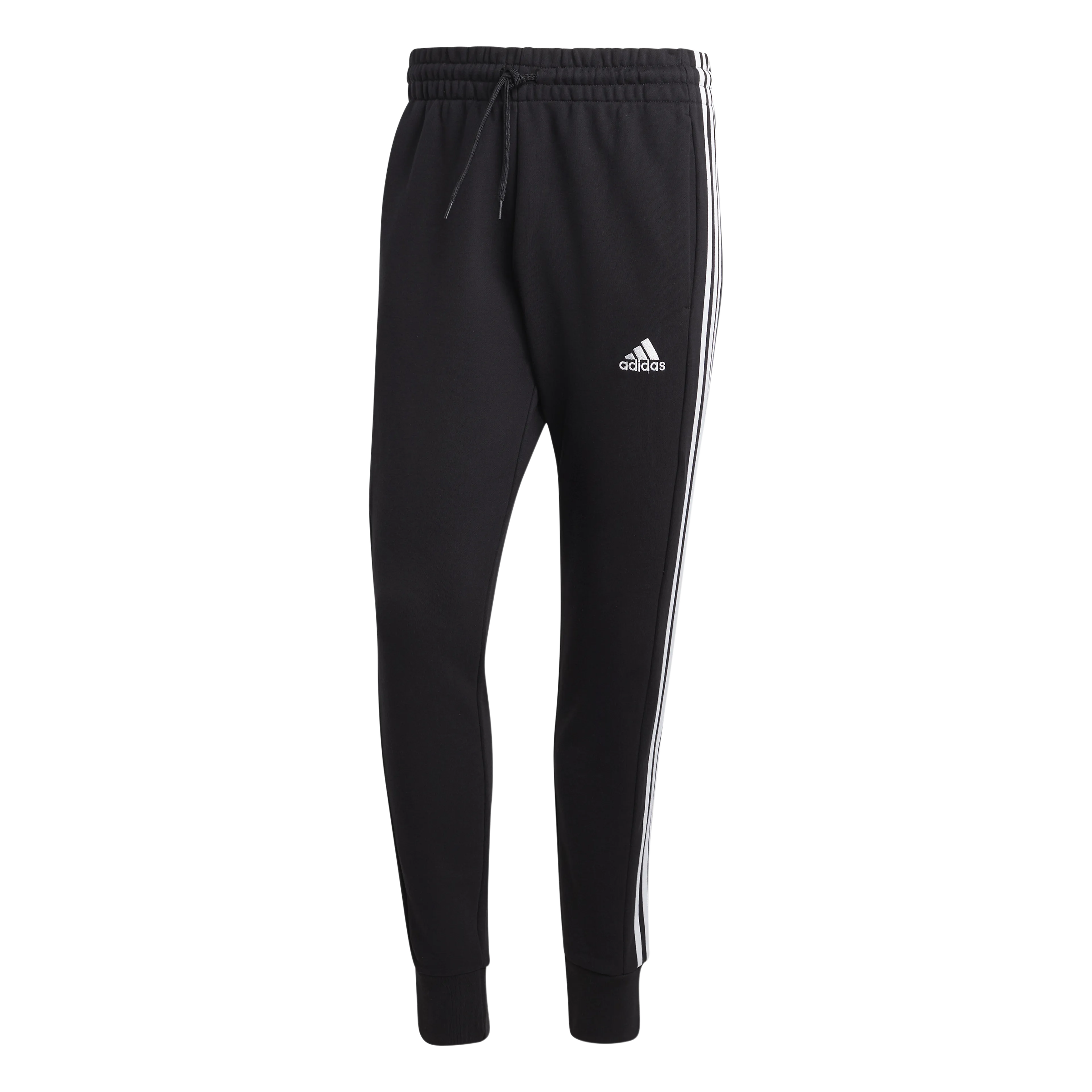Essentials French Terry Tapered Cuff 3-Stripes joggebukse herre