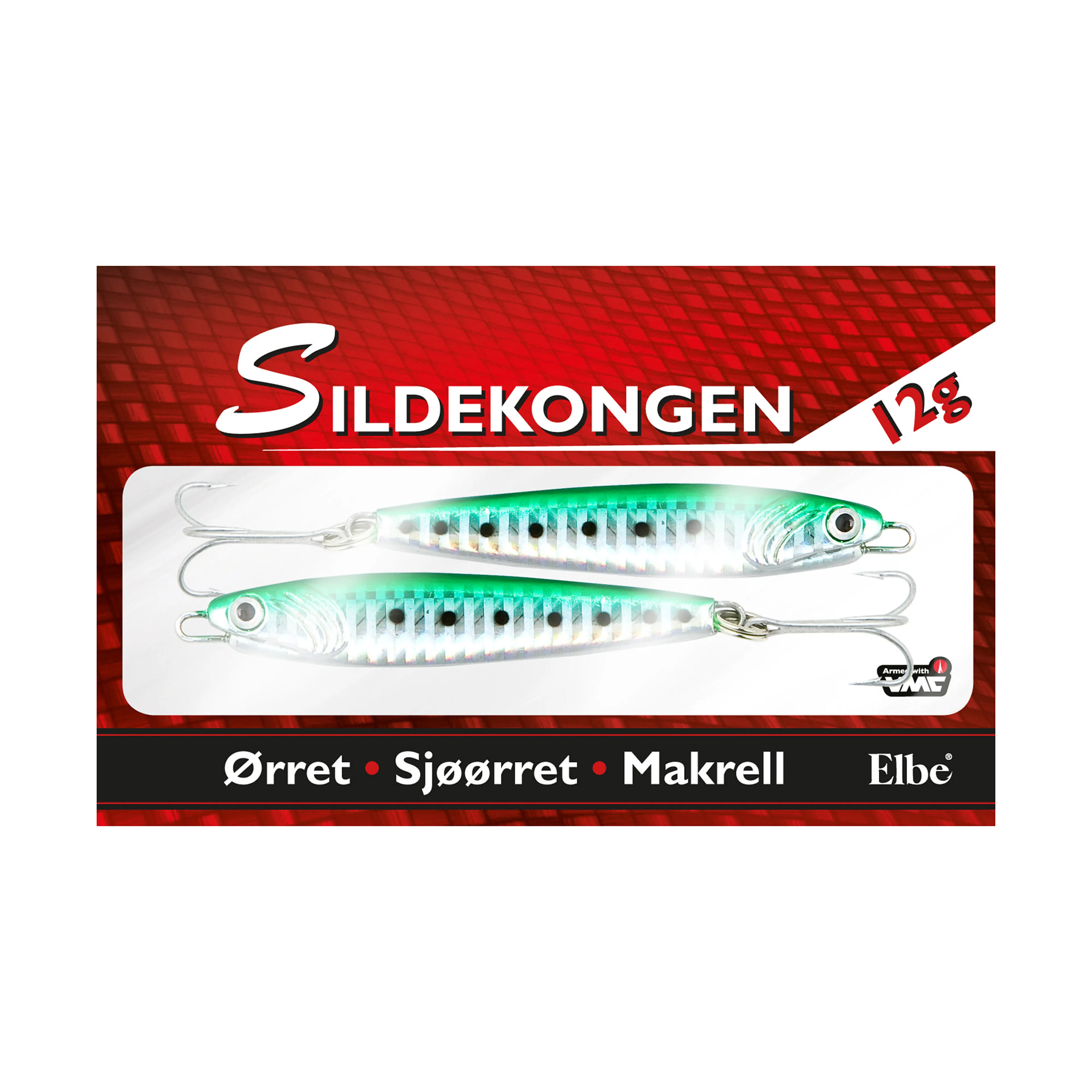 SILDEKONGEN 28G GRØNN/SØLV