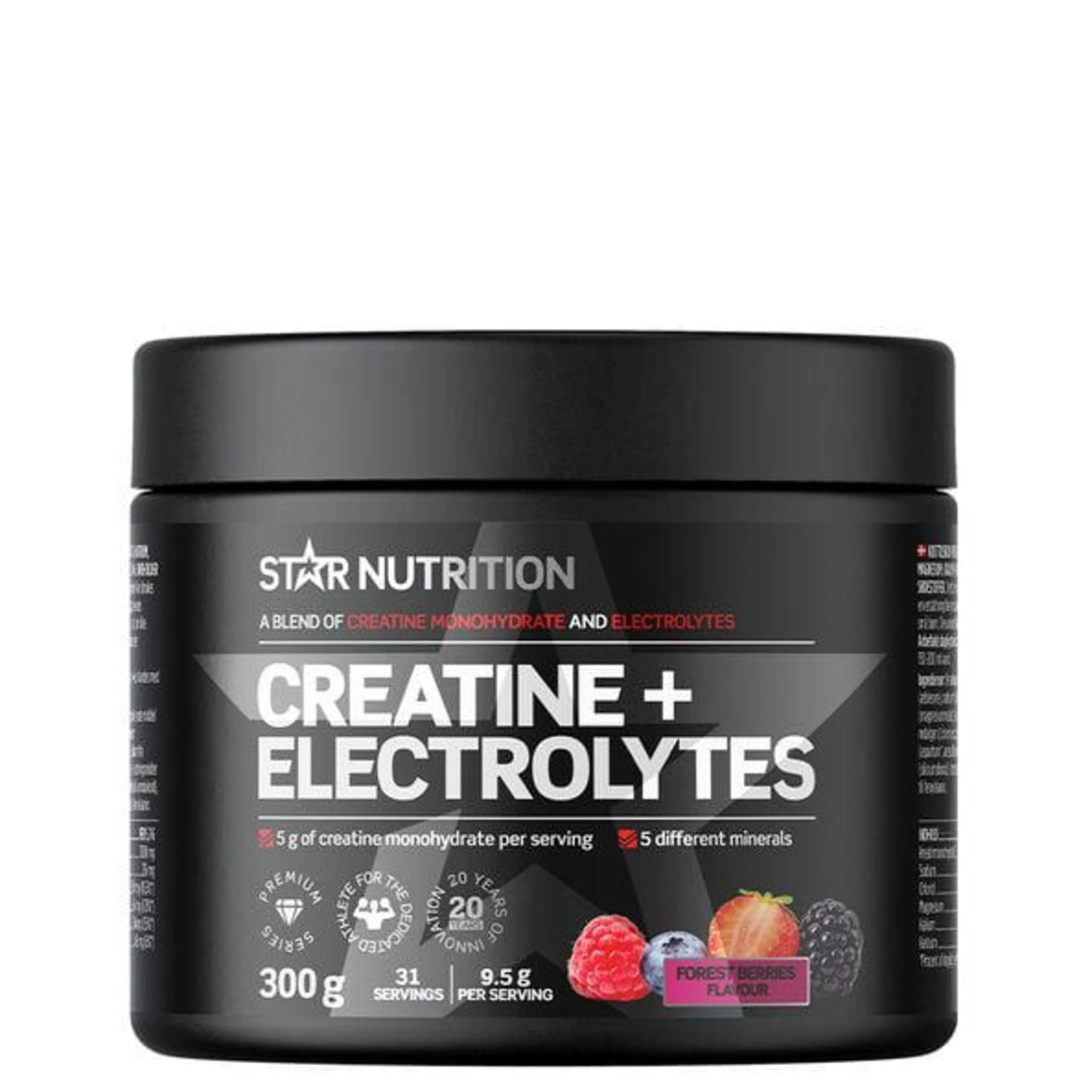 Creatine + Electrolytes, 300 g