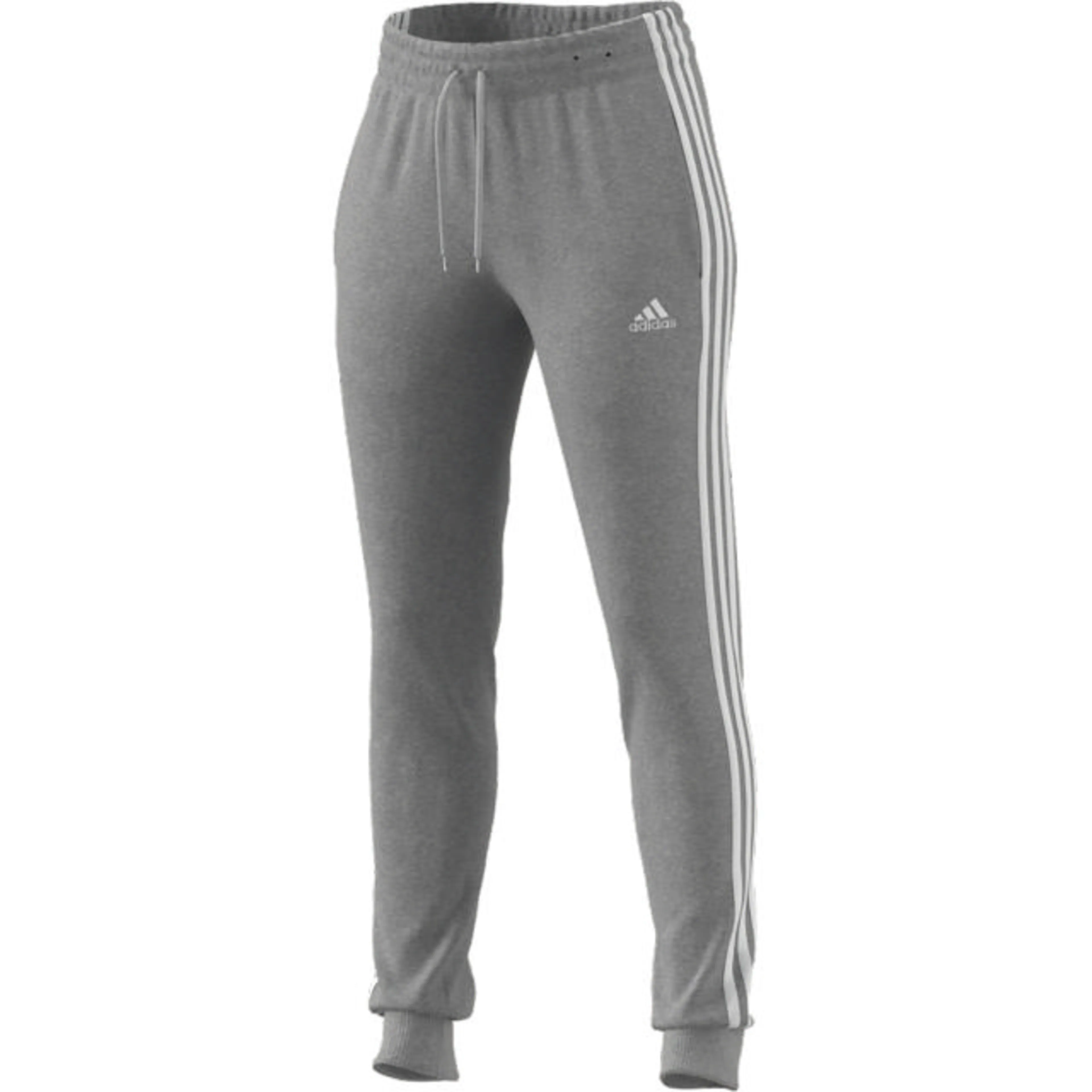 Essentials 3-Stripes French Terry Cuffed joggebukse dame