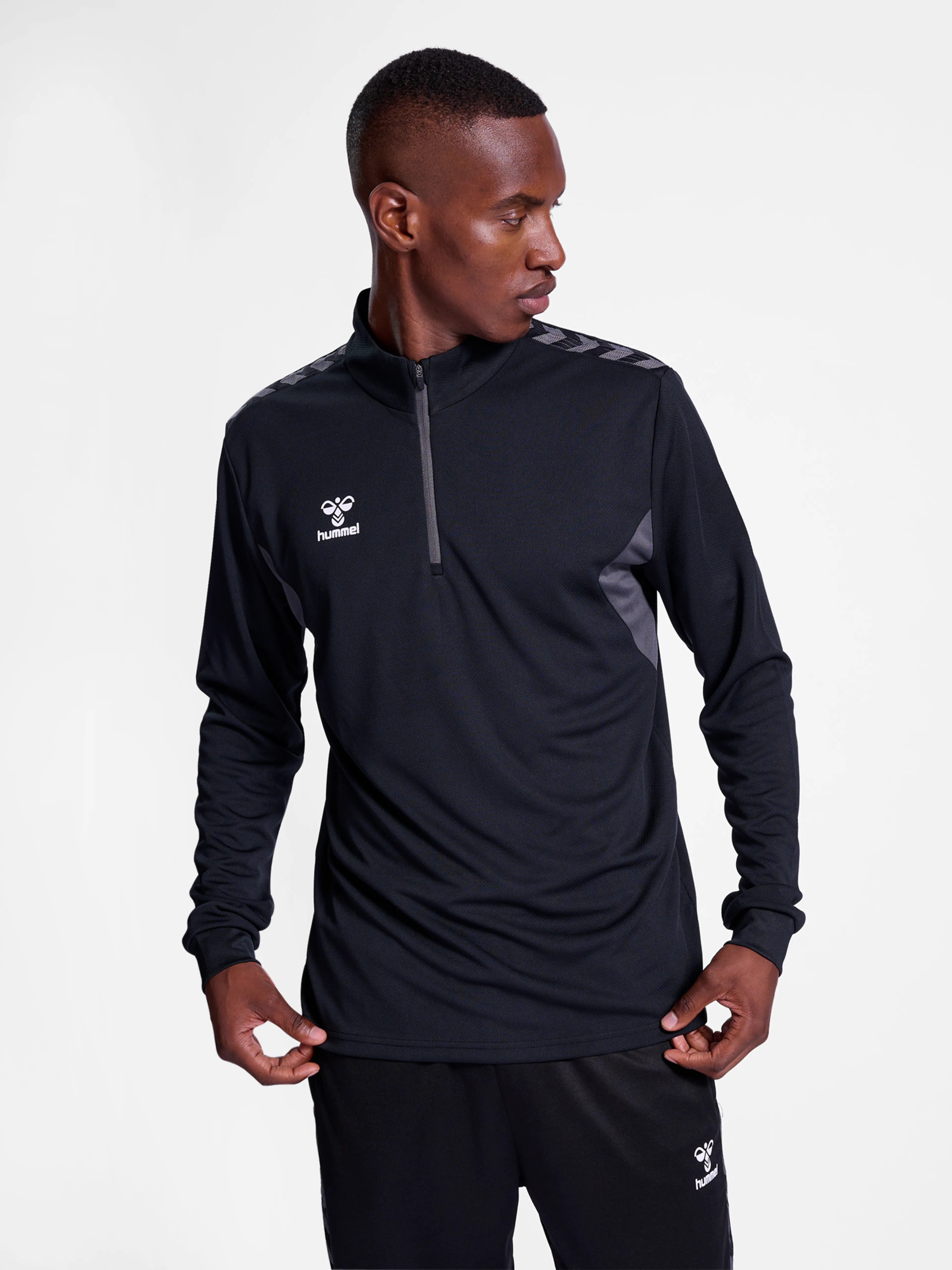 hmlAUTHENTIC HALF ZIP SWEAT treningsgenser unisex