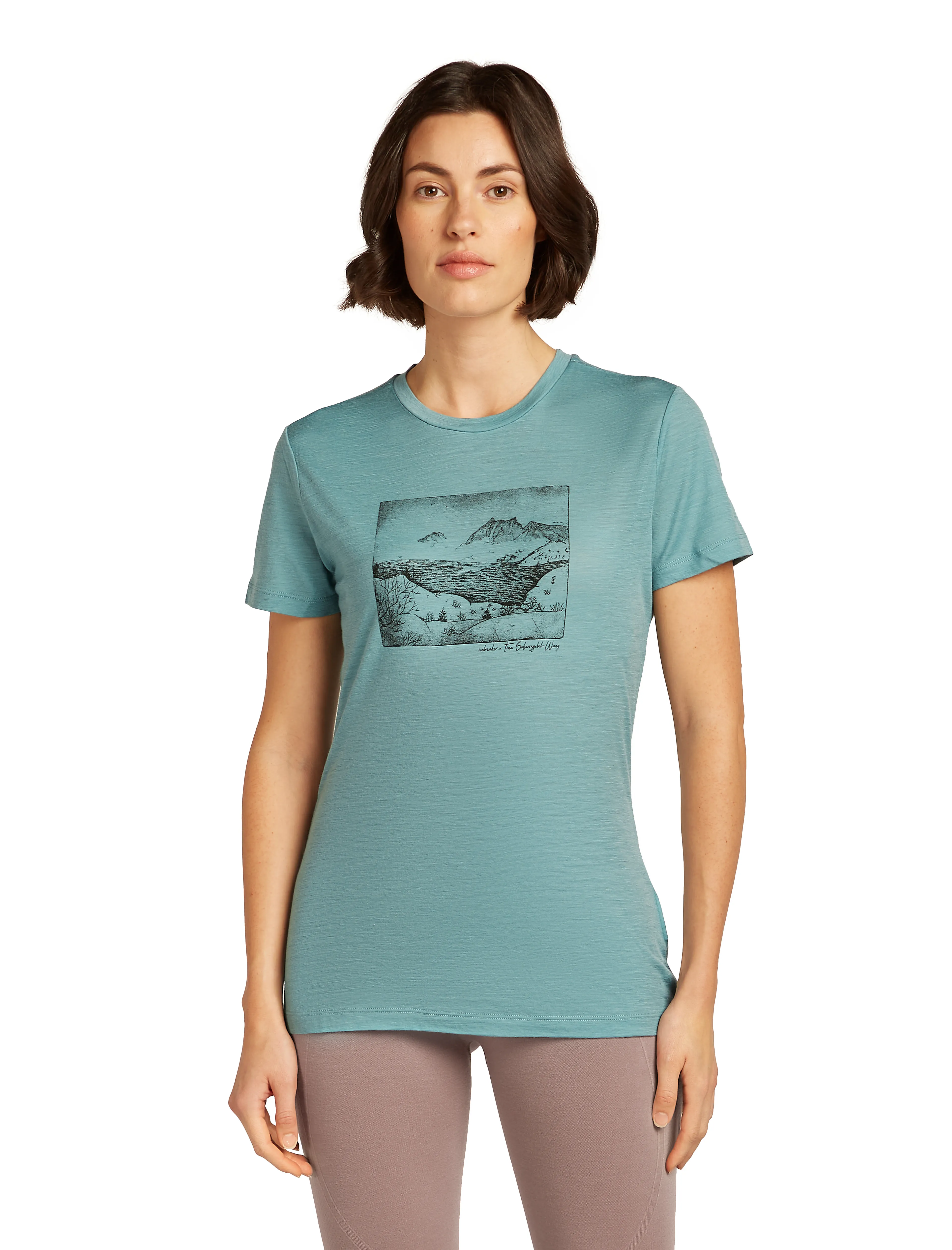 Women Merino 150 Tech Lite SS Tee Terrain Women Merino 150 Tech Lite SS Tee Terrain