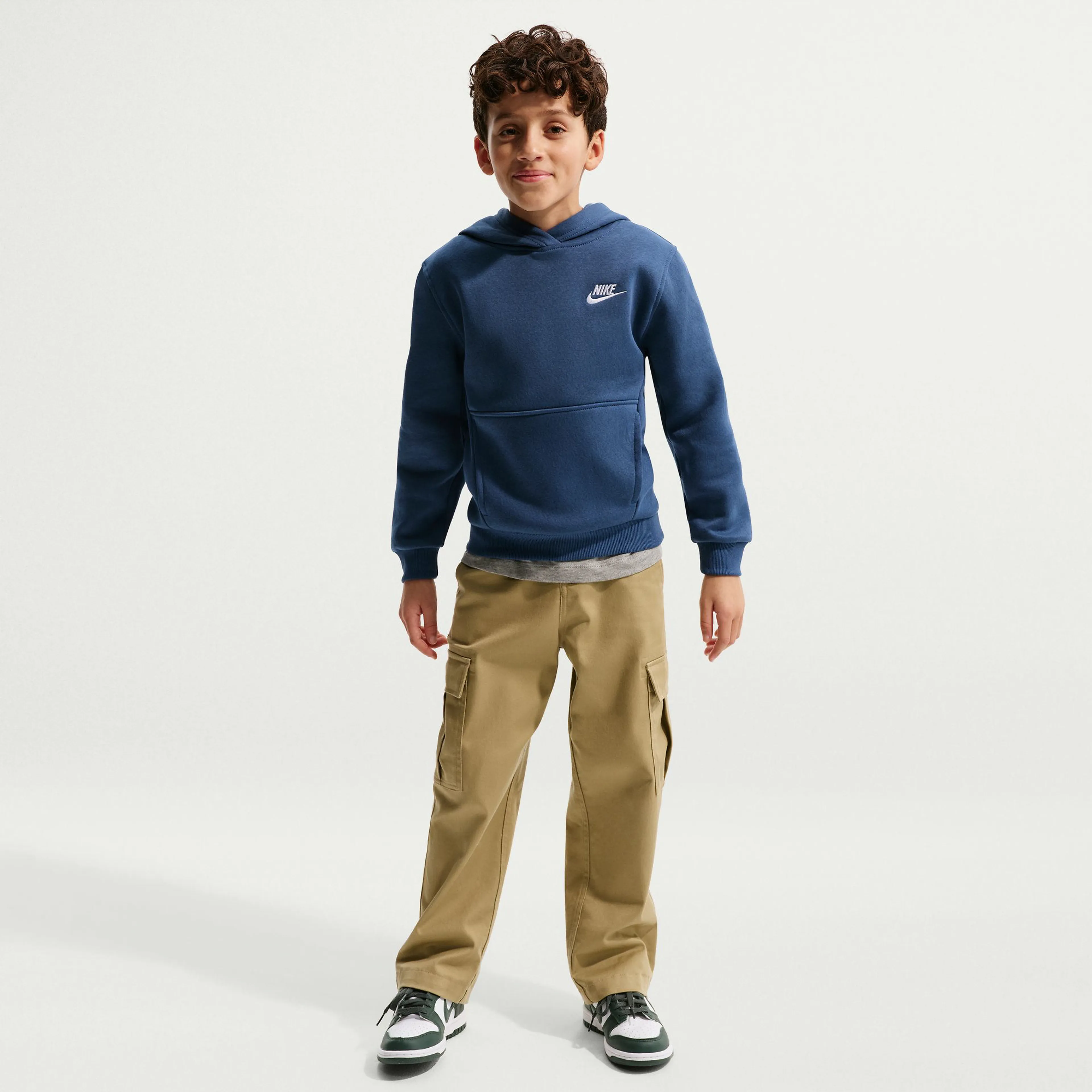 Sportswear Club Fleece Big Kids' Pullover Hoodie