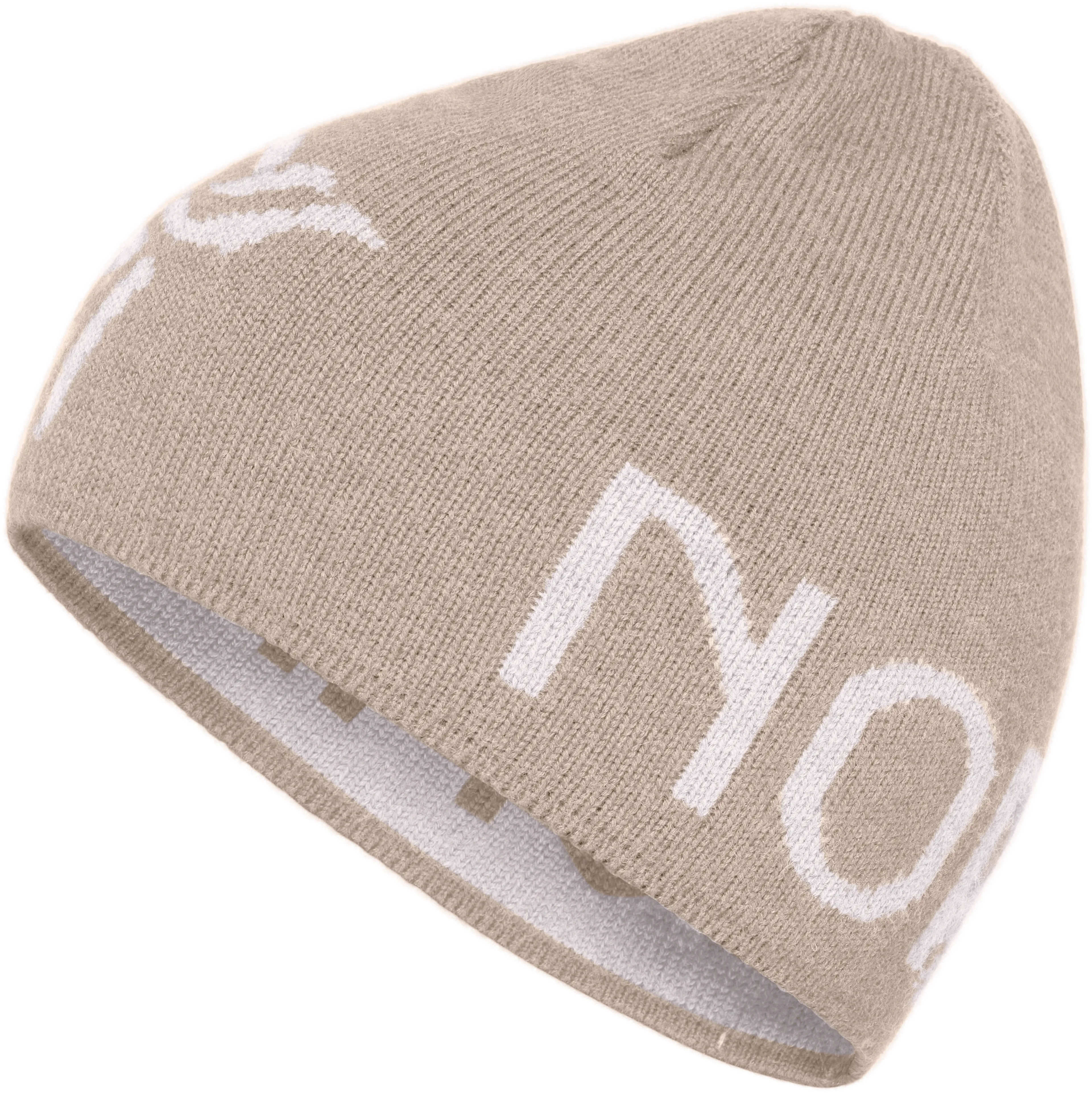 /29 mid merinoUll logo Beanie