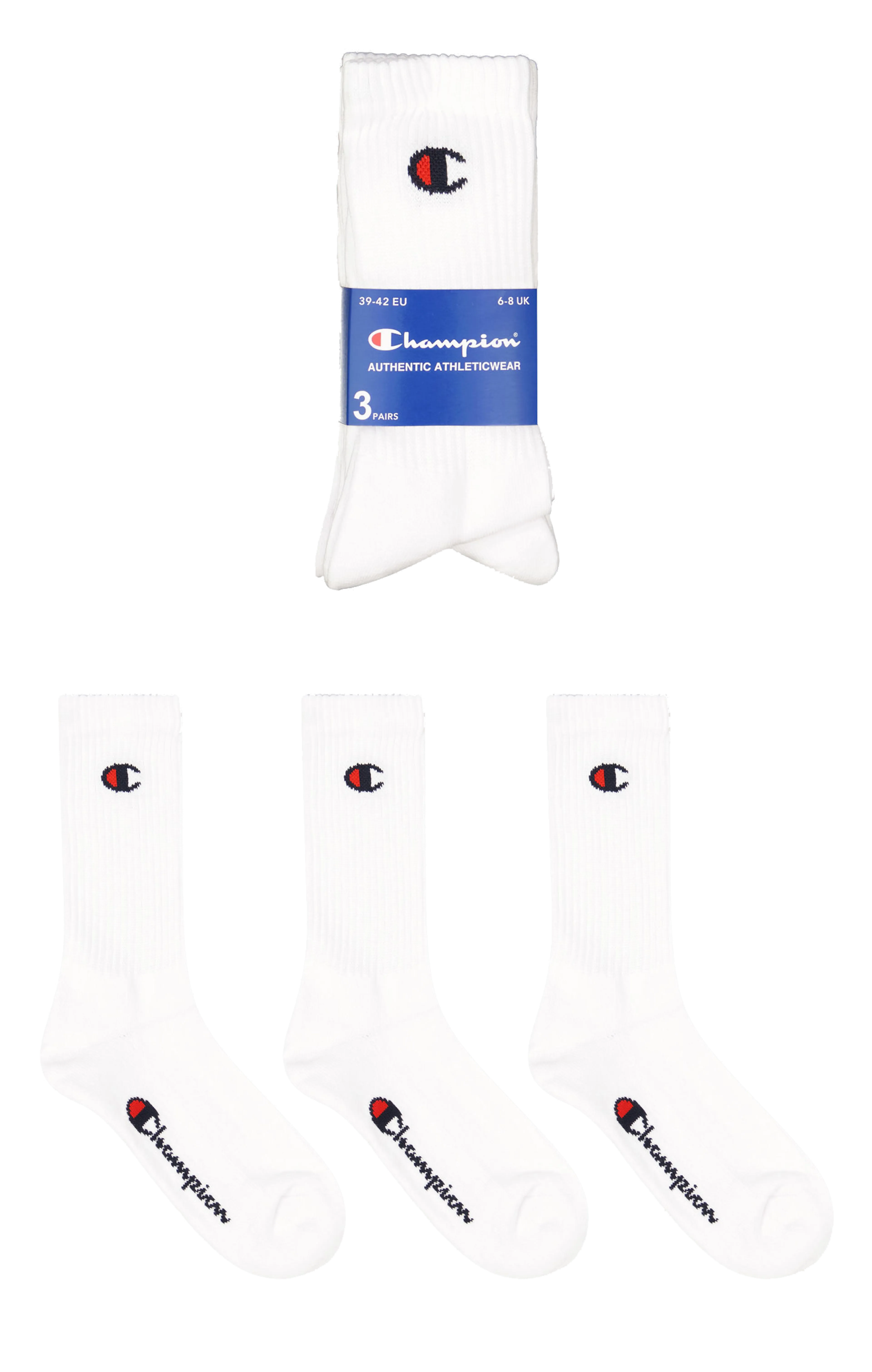 3pk Crew Socks