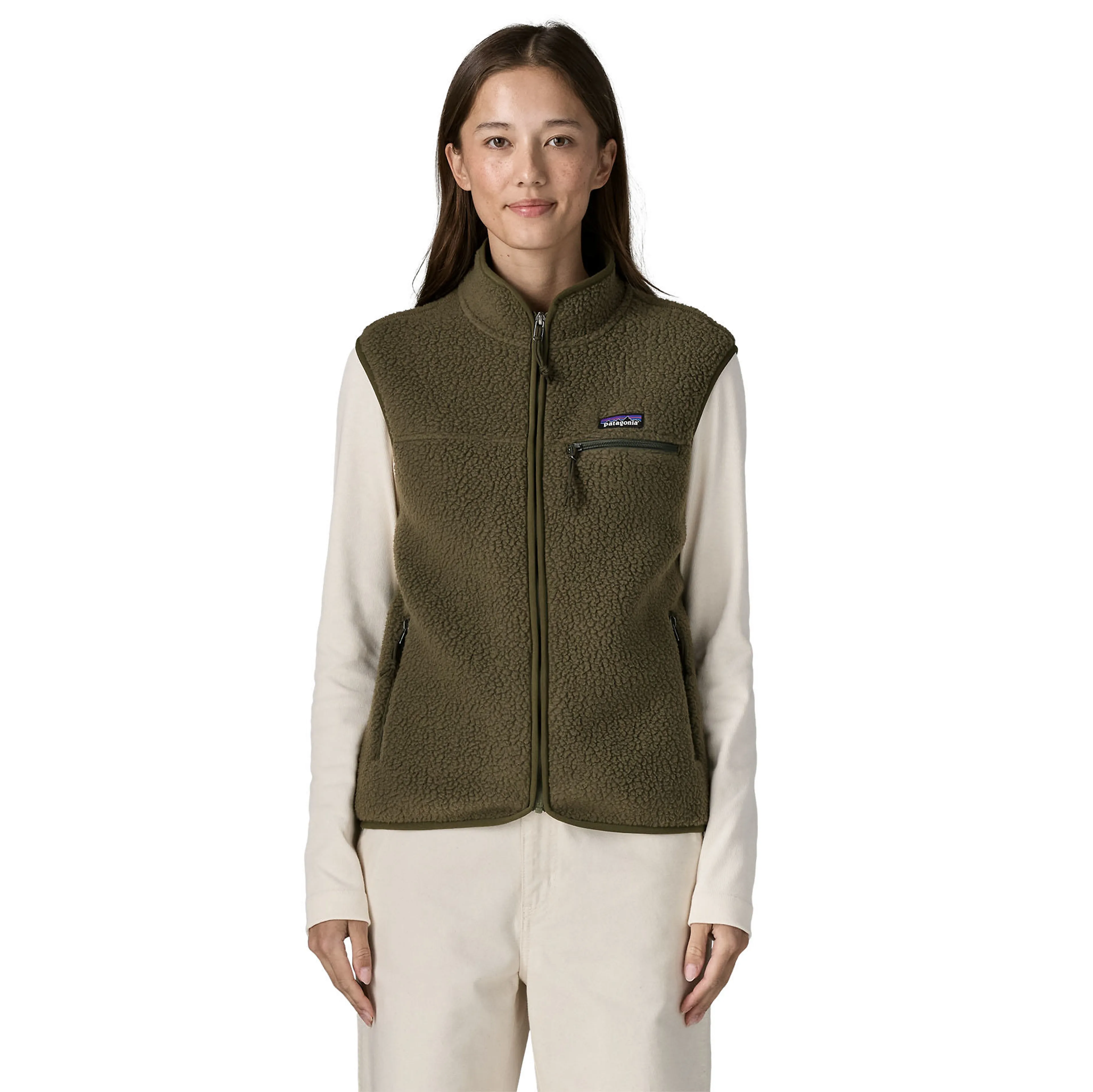 W Retro Pile Vest