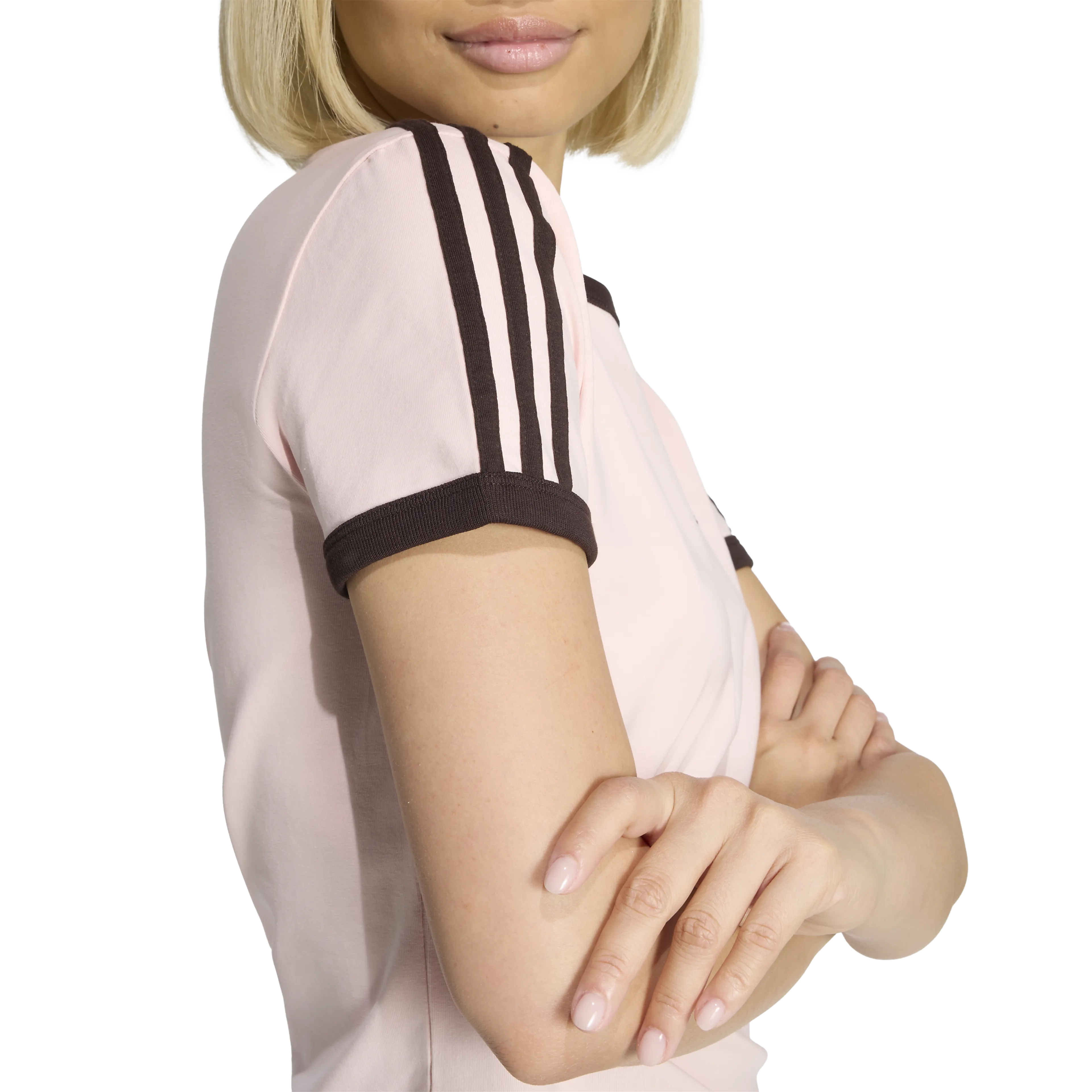 3 STRIPES SLIM T-Shirt Dame 