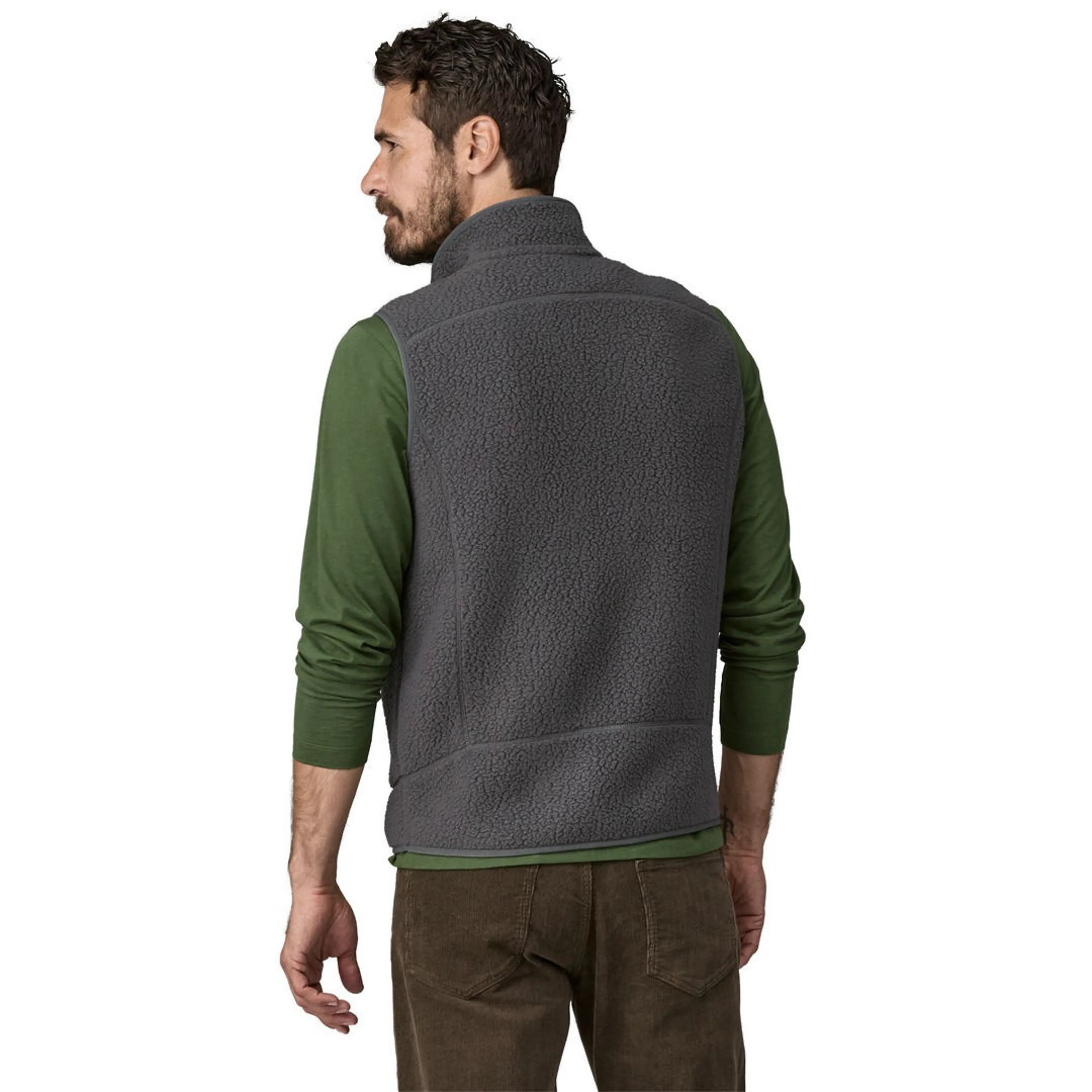 Retro Fleece Vest Herre Retro Fleece Vest Herre