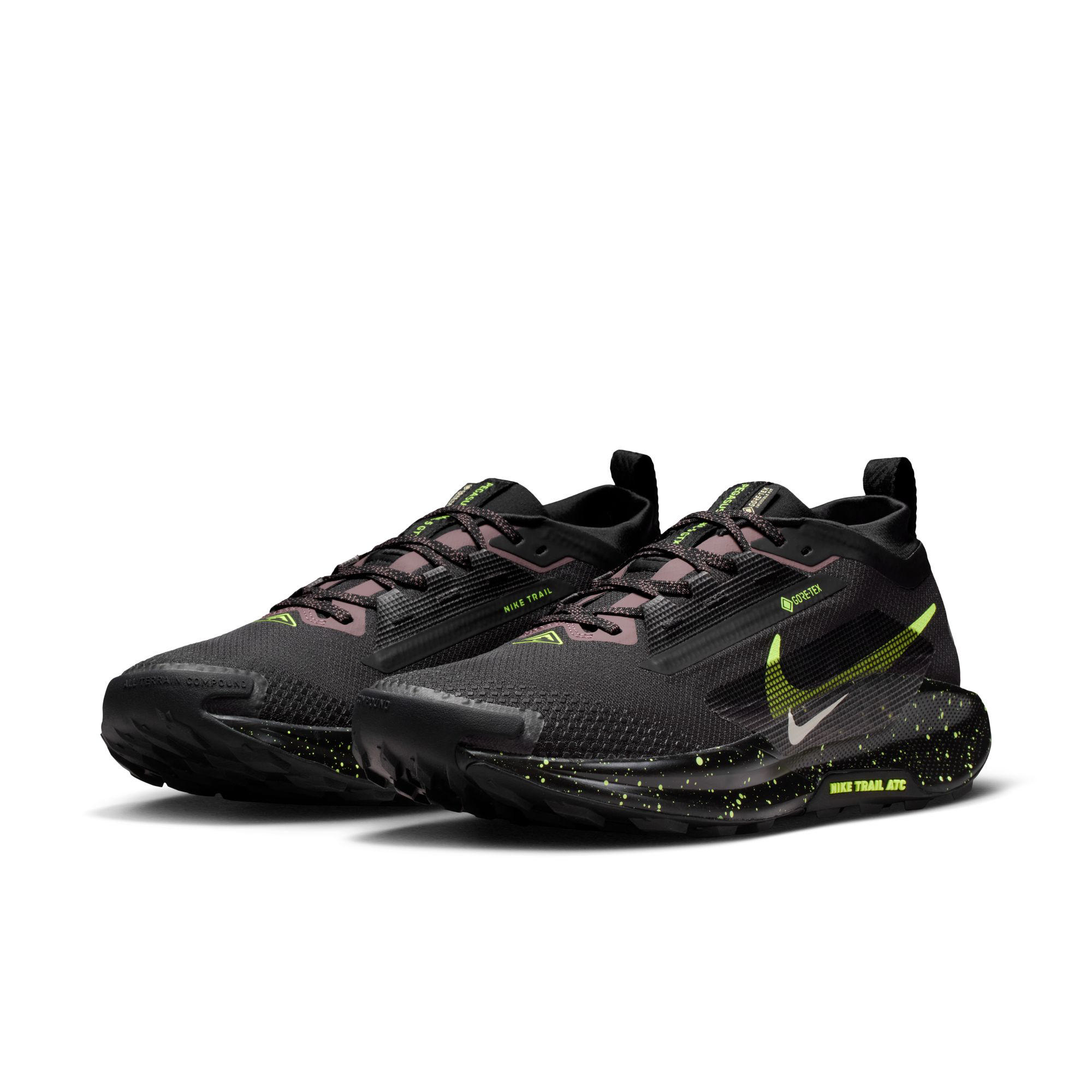 NIKE PEGASUS TRAIL 5 GTX LIGHT SILVER/HYPER CRIMSON-LT WILD MANGO