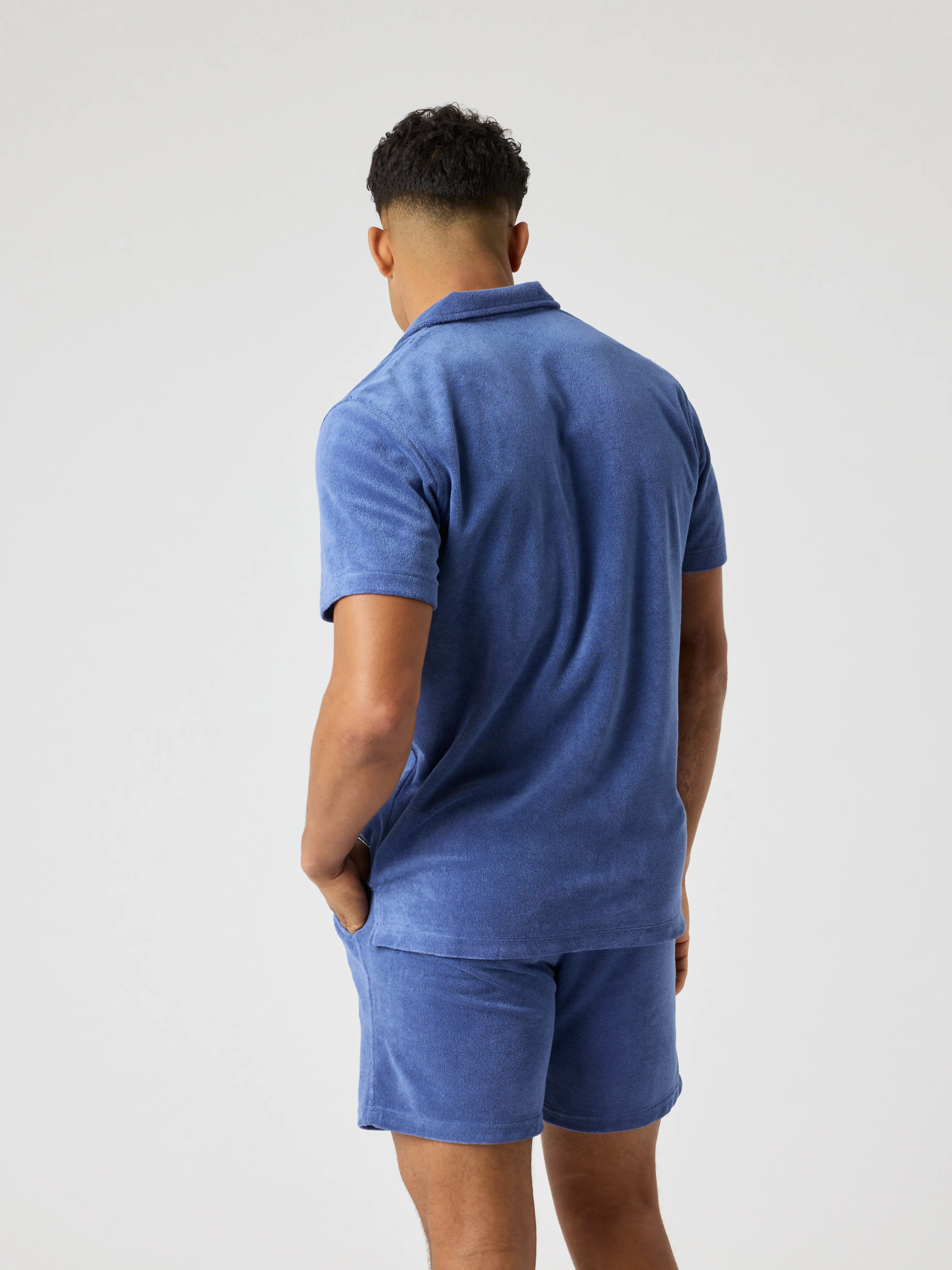 BORG TOWELING POOL SHIRT