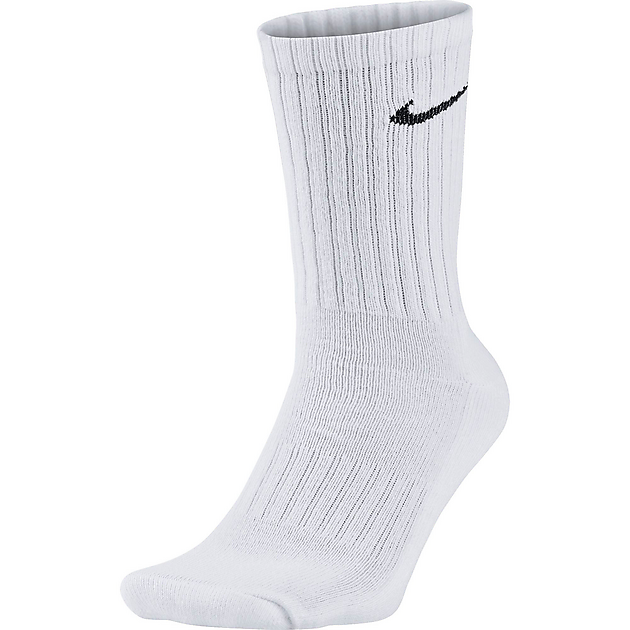 Cushioned, høye treningssokker, unisex White/(Black)