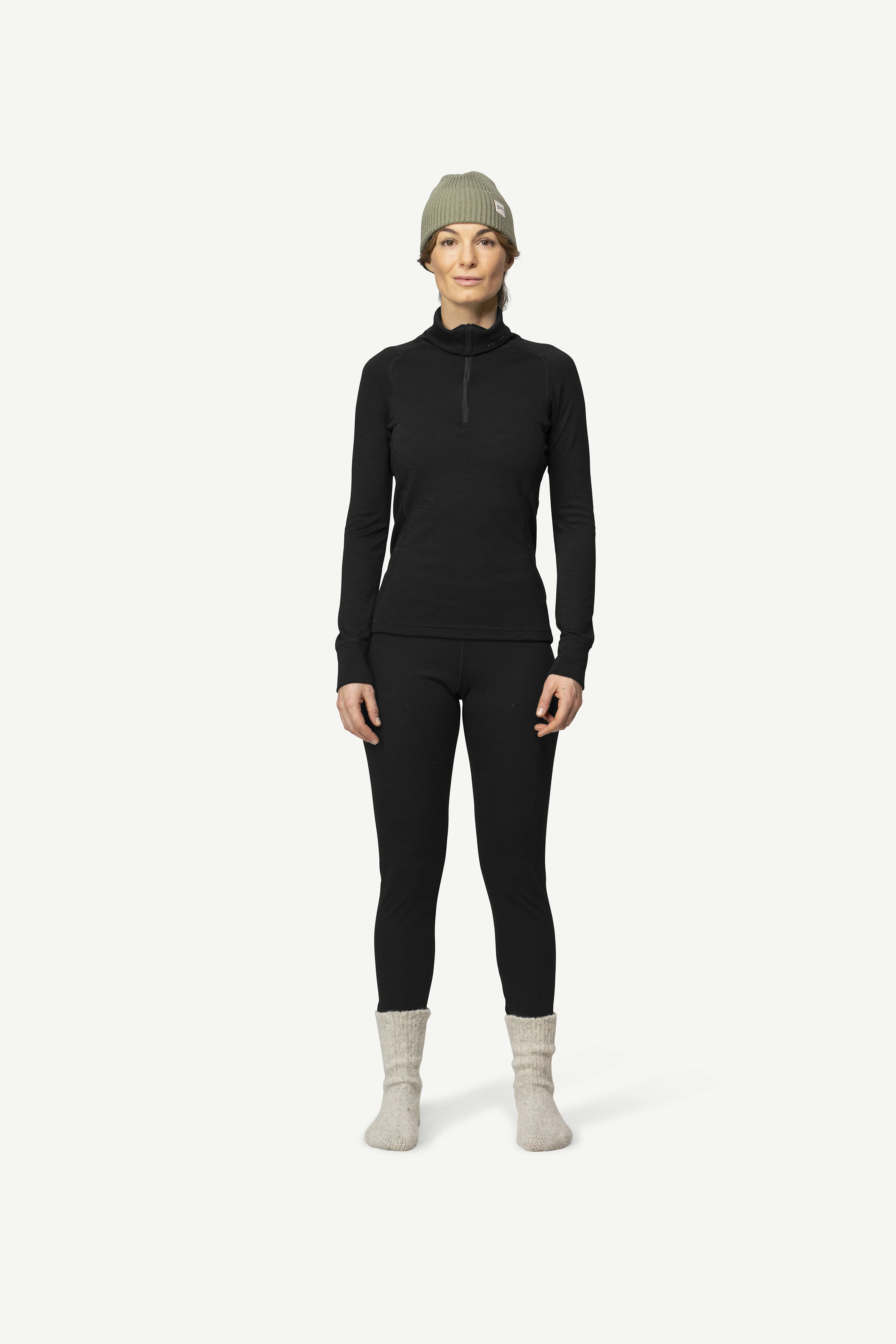 DUO ACTIVE MERINO 205 Z.NECK ULLTRØYE DAME