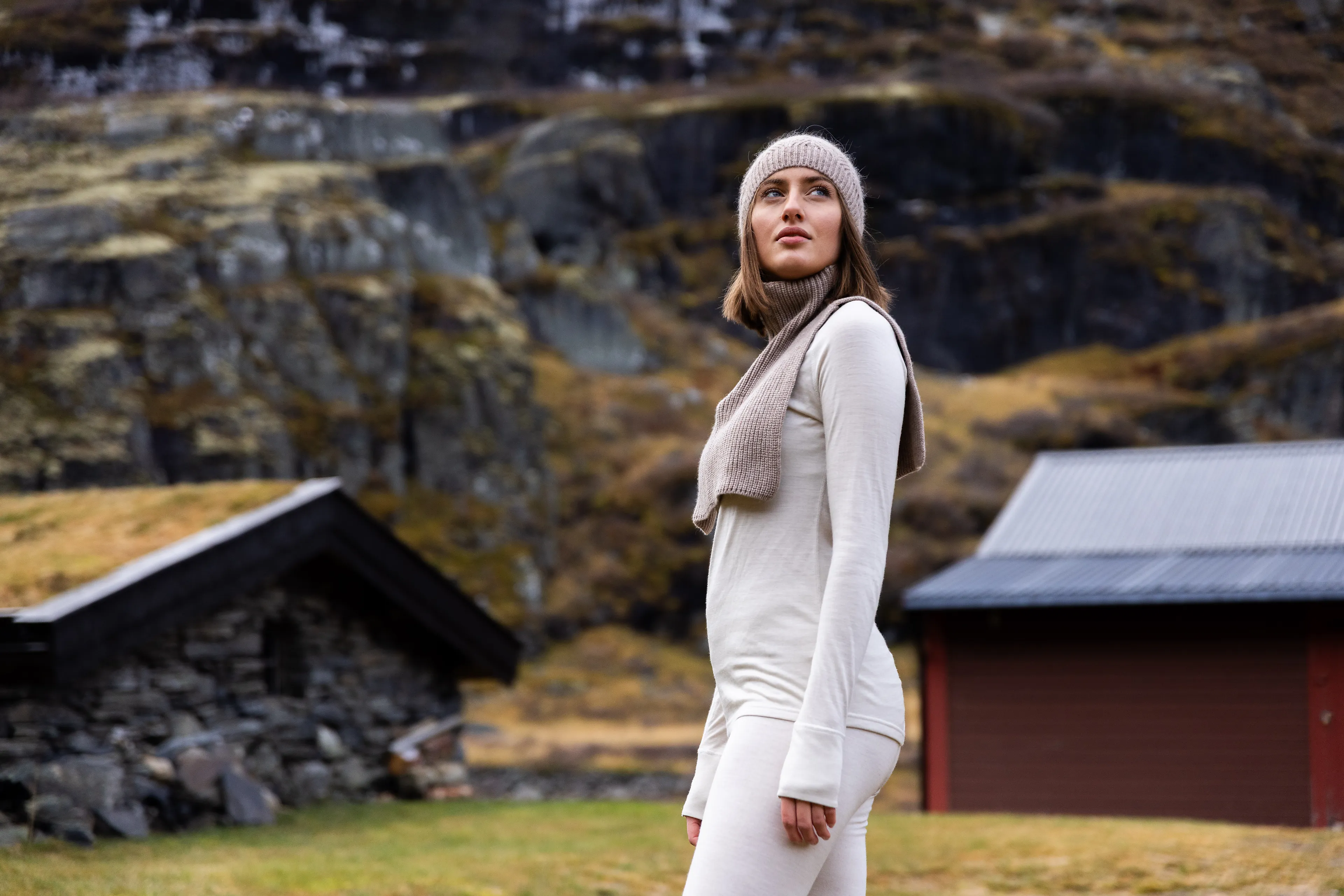 Bitihorn 2-lags Ulltopp høy hals Dame Bitihorn 2-lags Ulltopp høy hals Dame