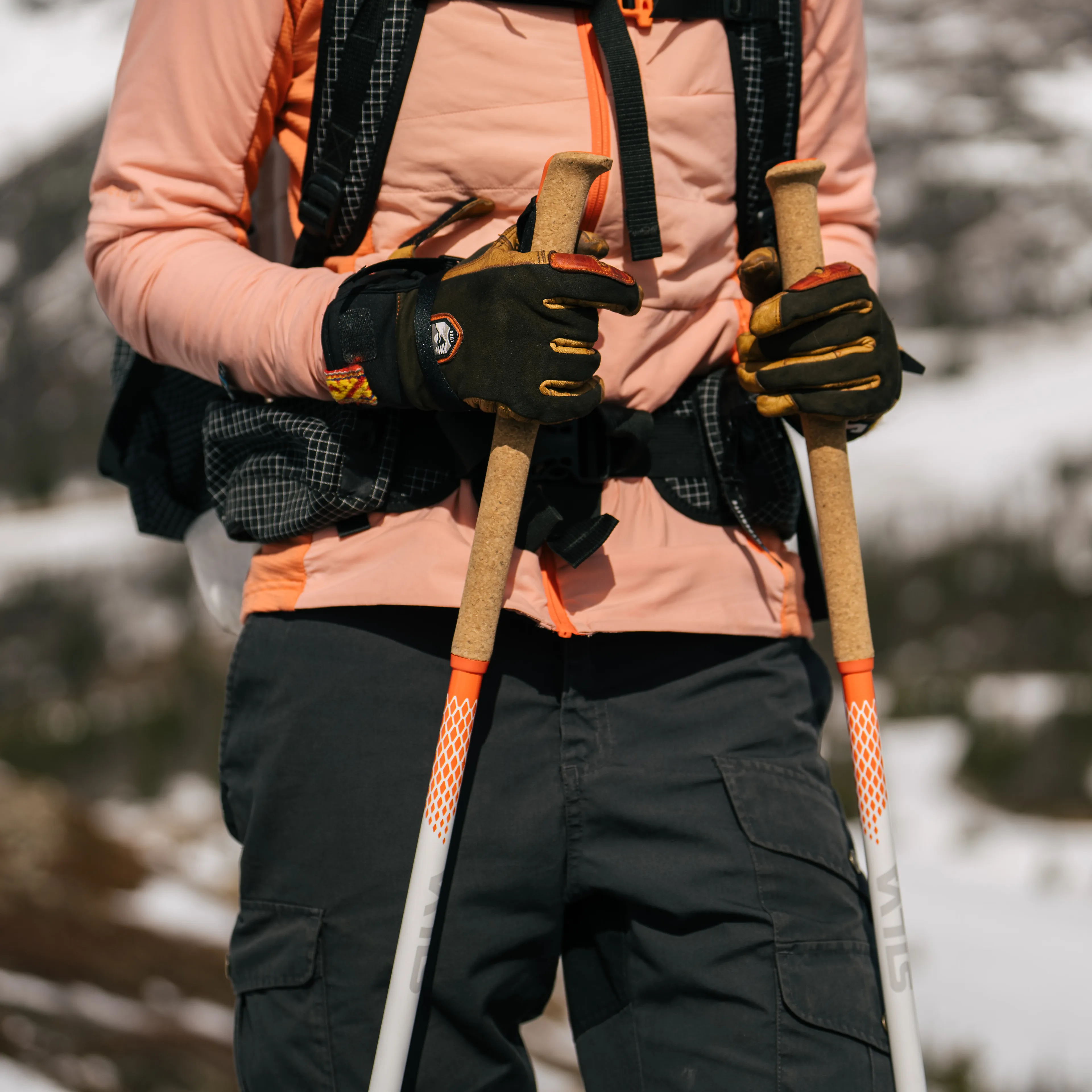 Trekking poles all season alpine alu tele