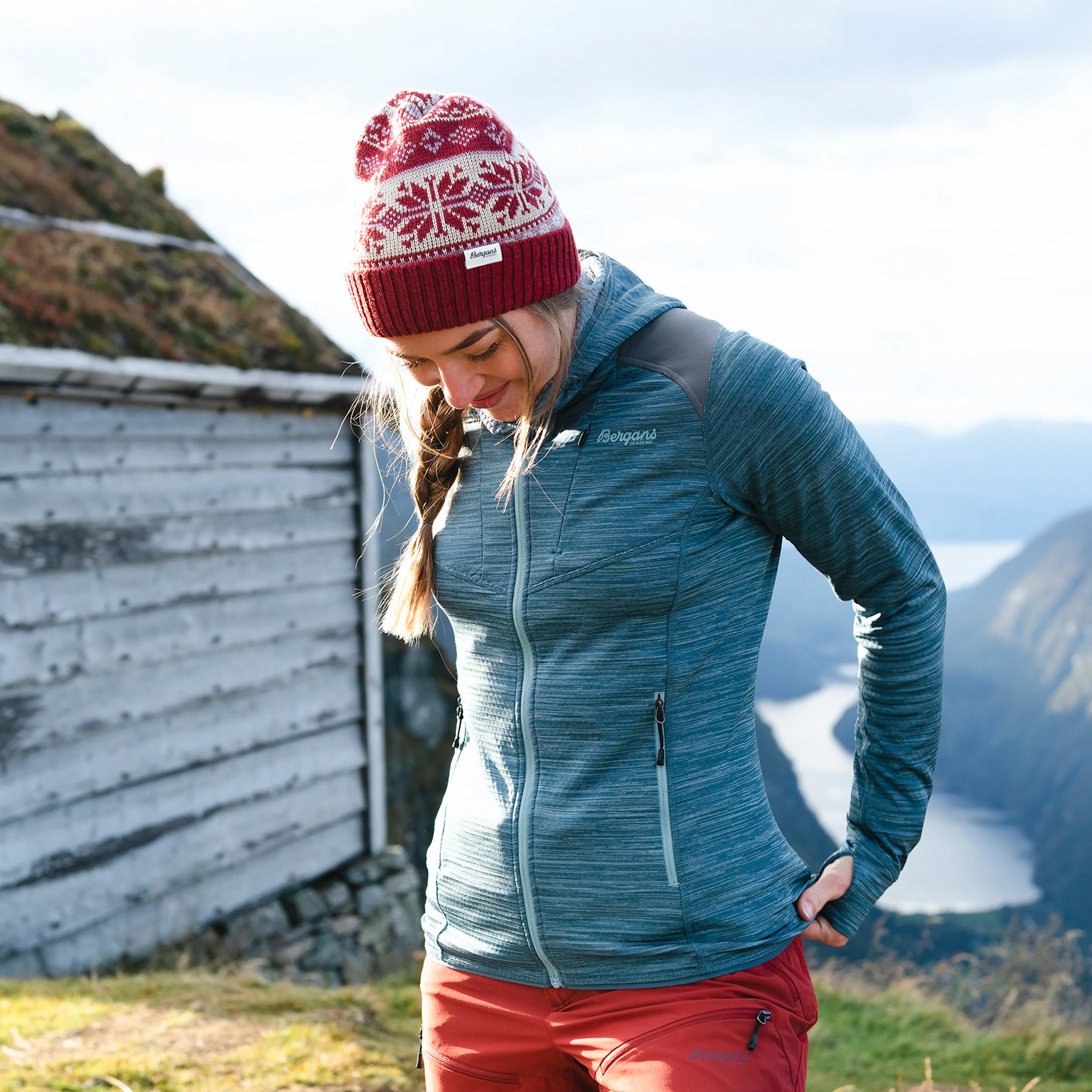 Rabot Active Mid Hood jakke dame Rabot Active Mid Hood jakke dame