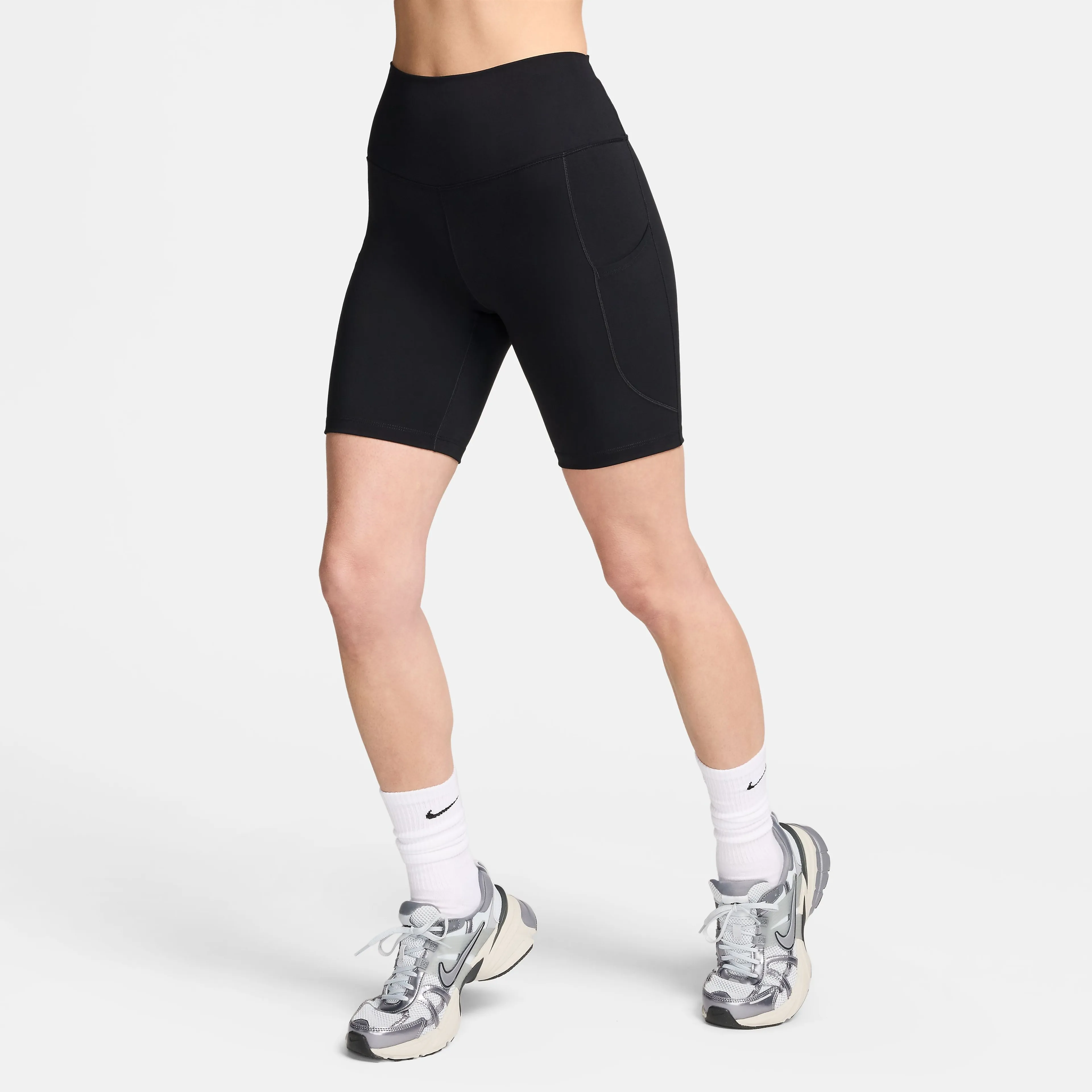 One Women's High-Waisted 8" Biker Shorts