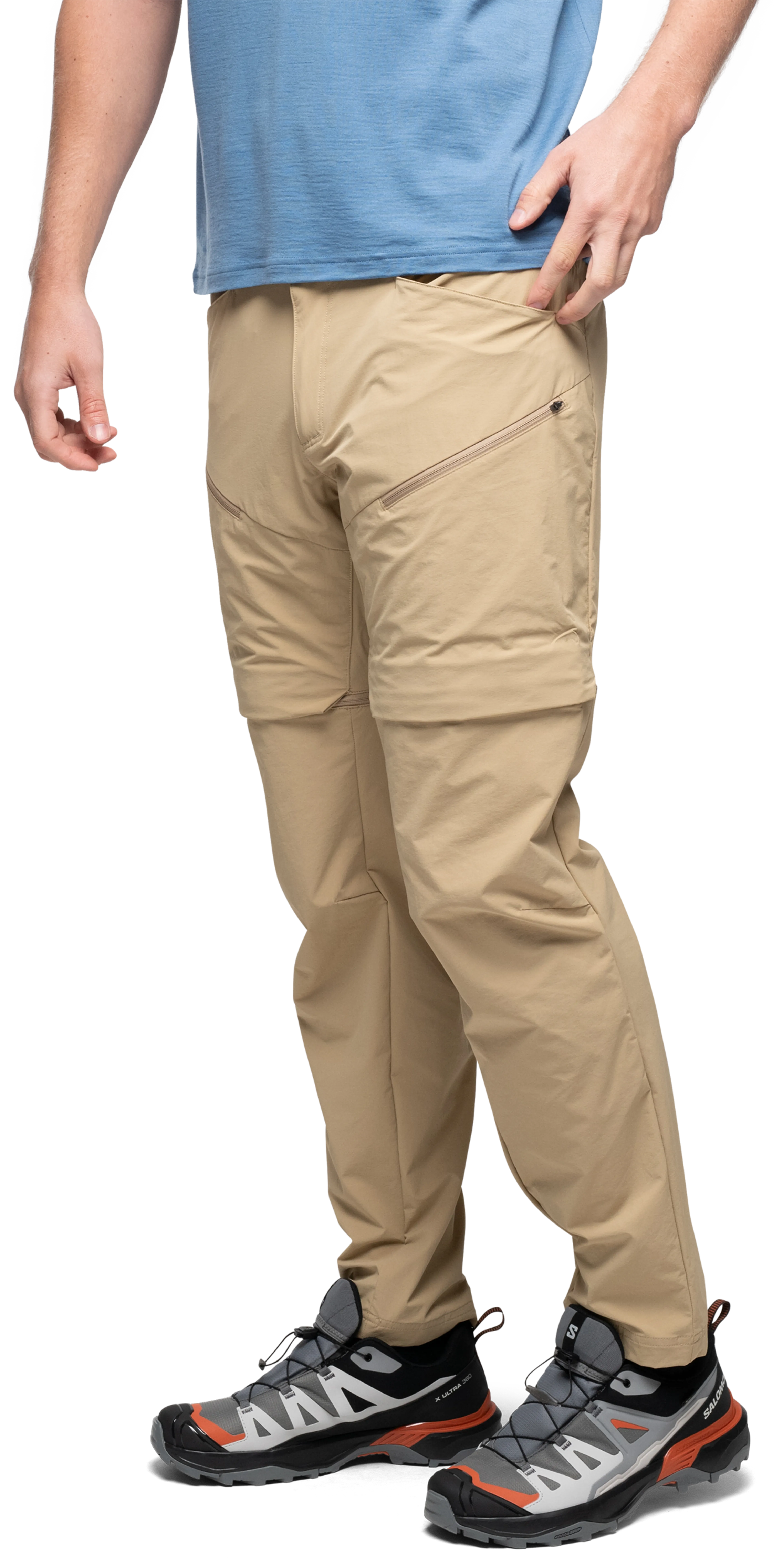 Convertible Zip-Off Softshell Pants Men